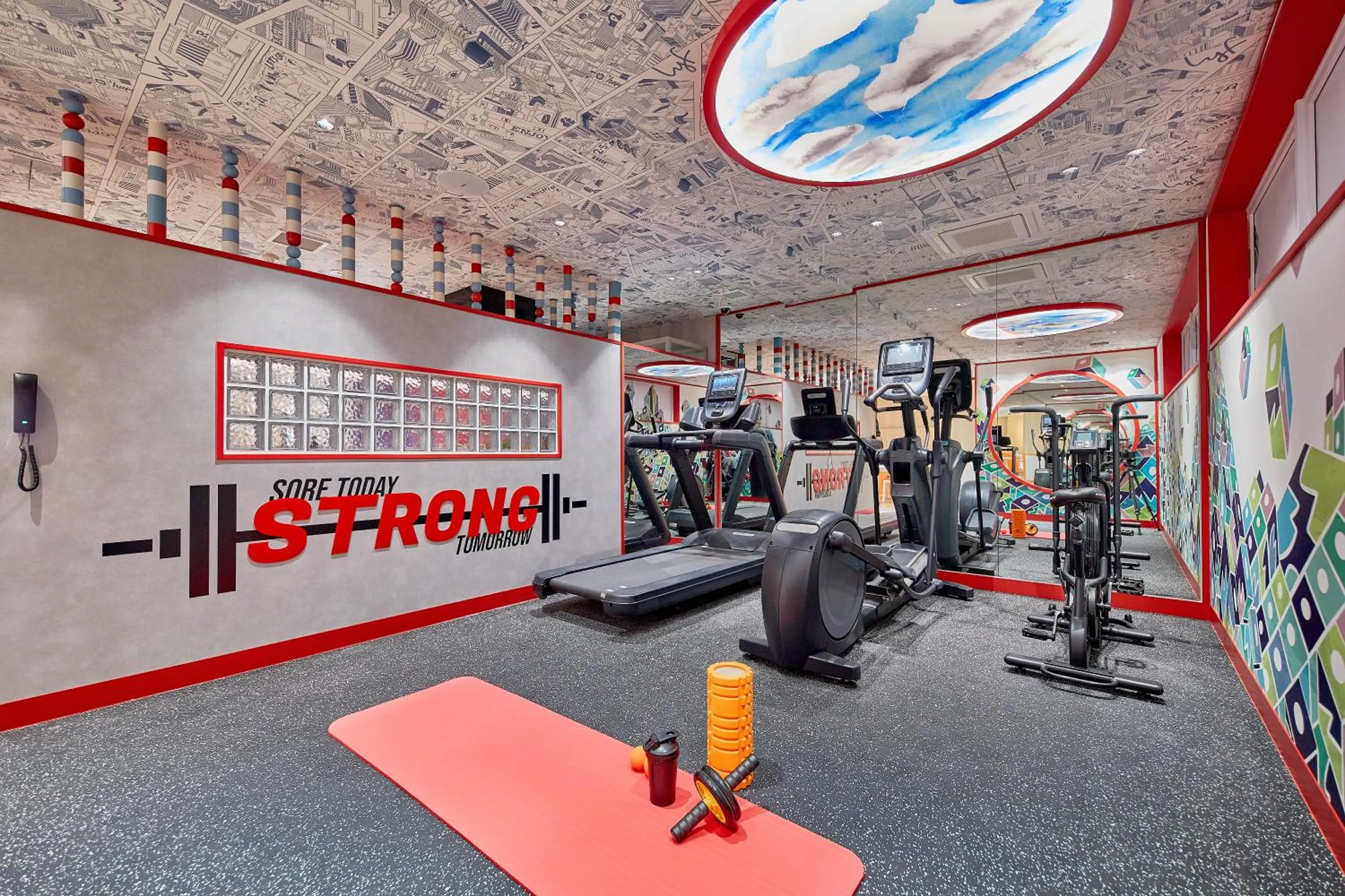 Fitness centre/facilities in lyf Ginza Tokyo