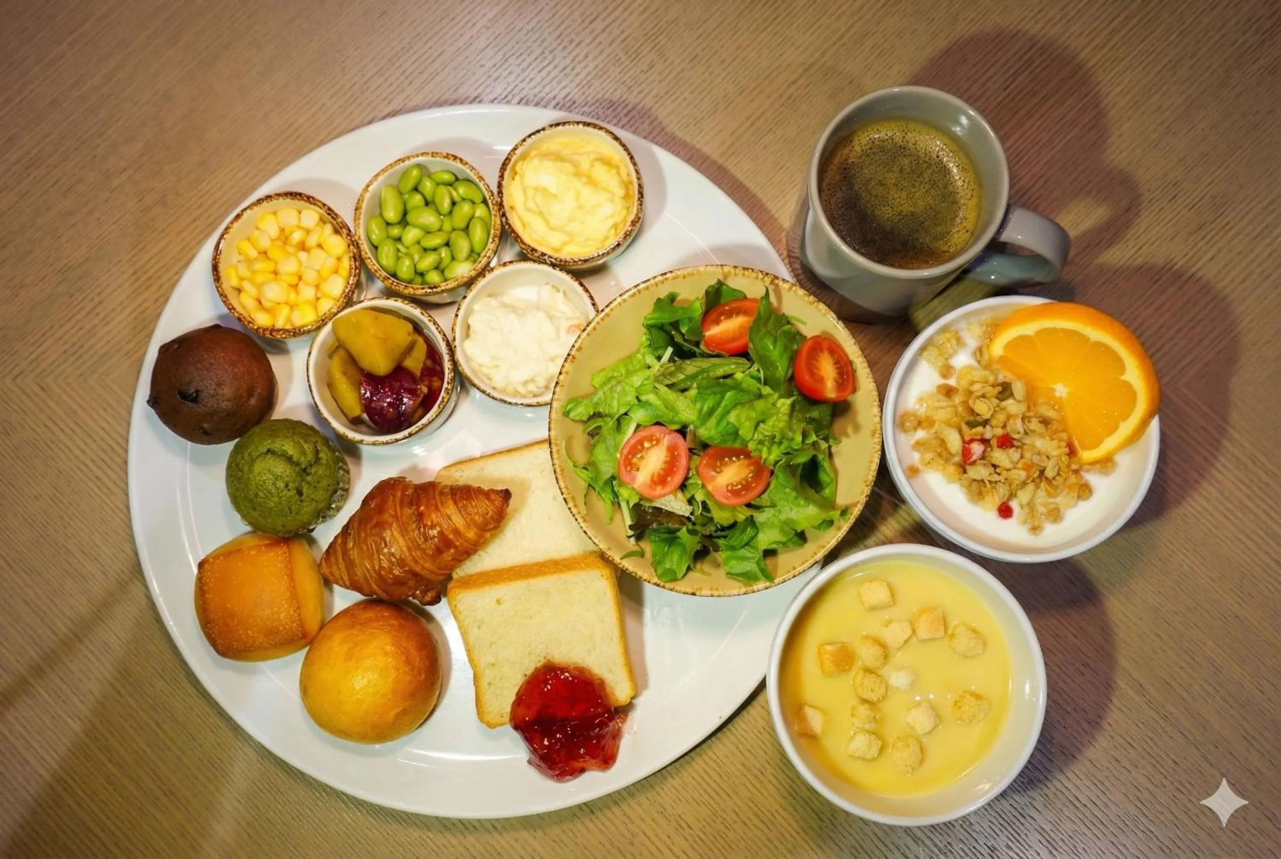 Buffet breakfast in lyf Ginza Tokyo