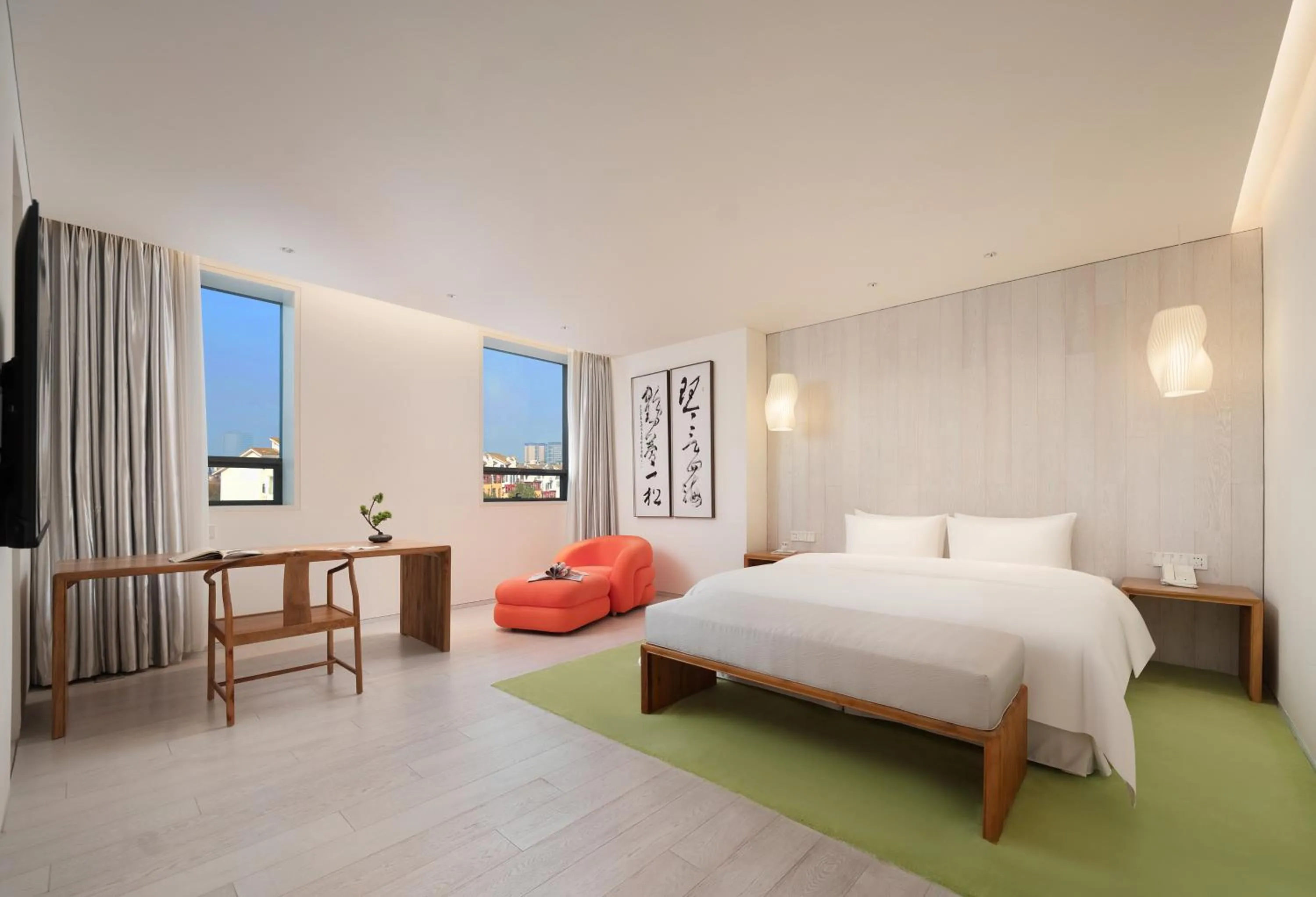 Bed in Chengdu Chengshe Hotel - Wenjiang University Town Southwest Caida Branch