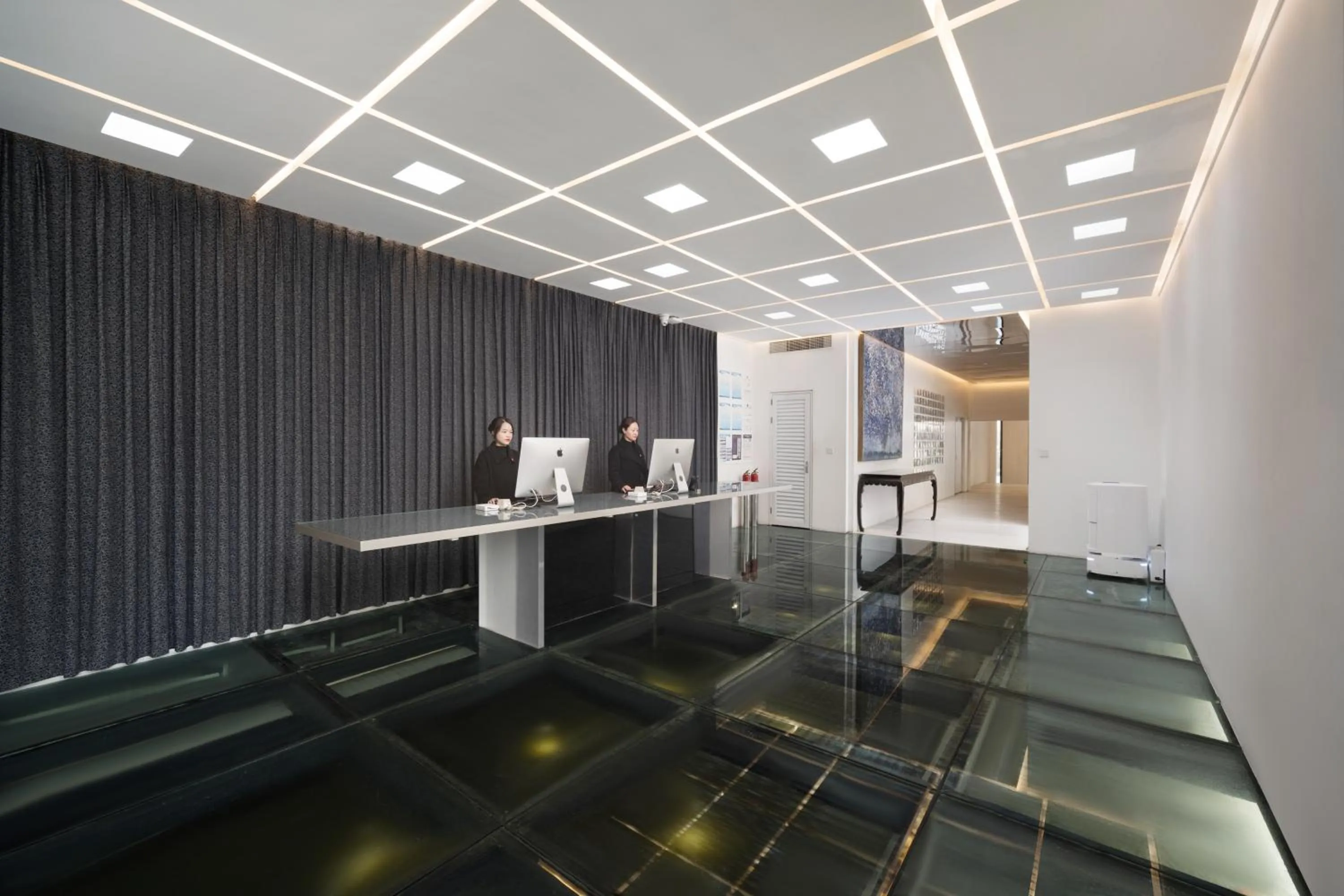 Lobby or reception in Chengdu Chengshe Hotel - Wenjiang University Town Southwest Caida Branch