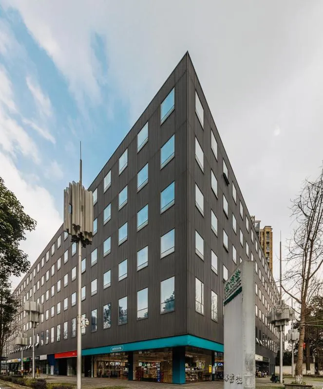 Property building in Chengdu Chengshe Hotel - Wenjiang University Town Southwest Caida Branch