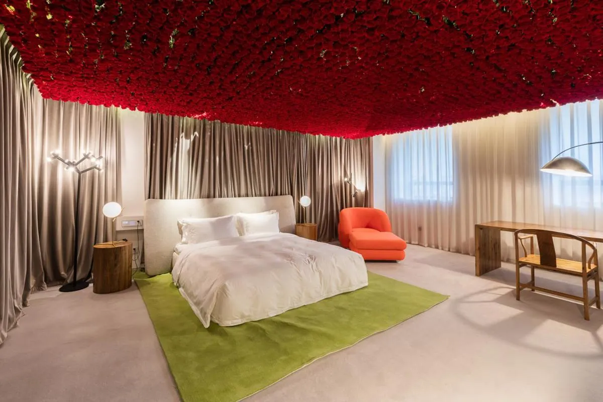 Bed in Chengdu Chengshe Hotel - Wenjiang University Town Southwest Caida Branch