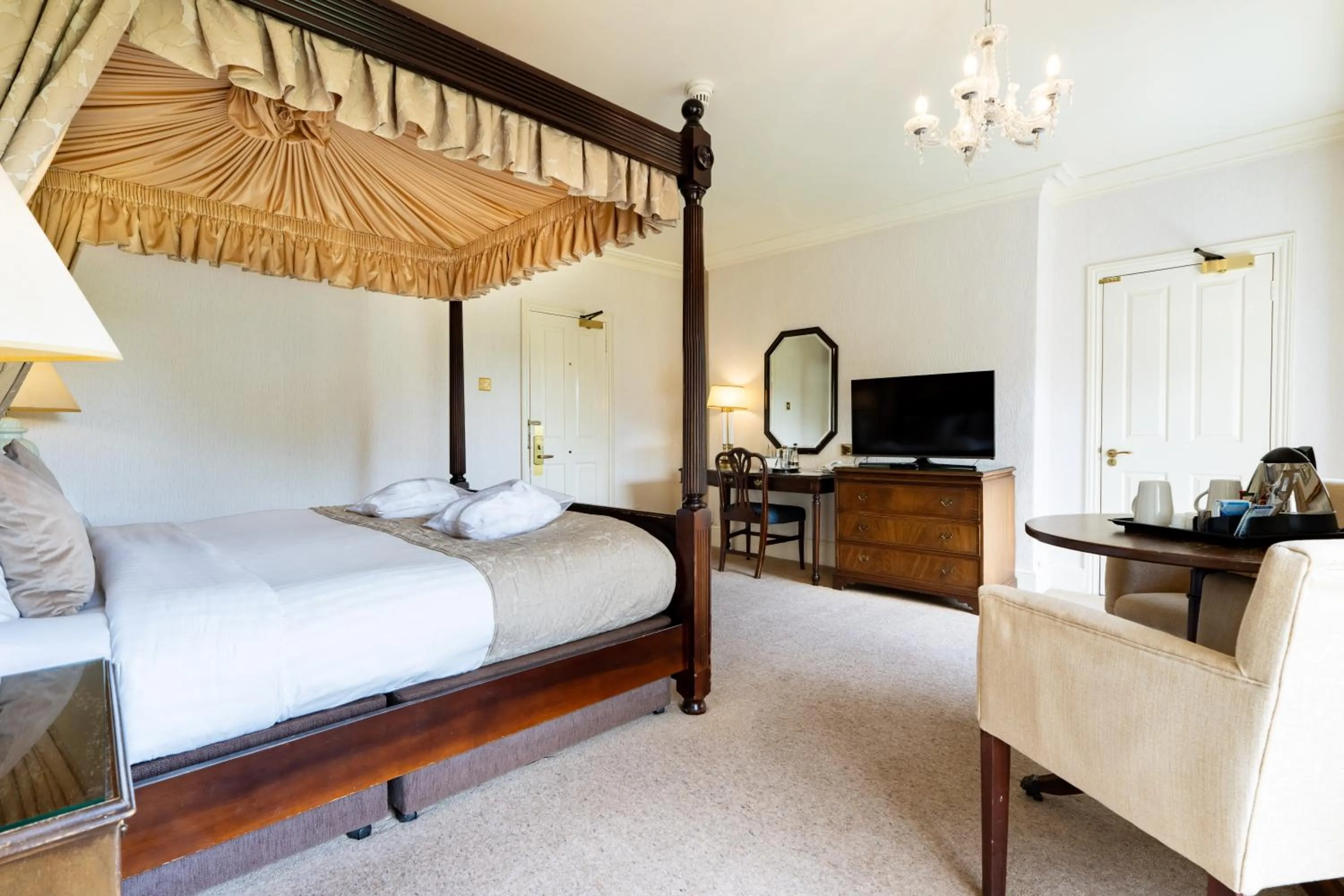 Bed in Orton Hall Hotel & Spa