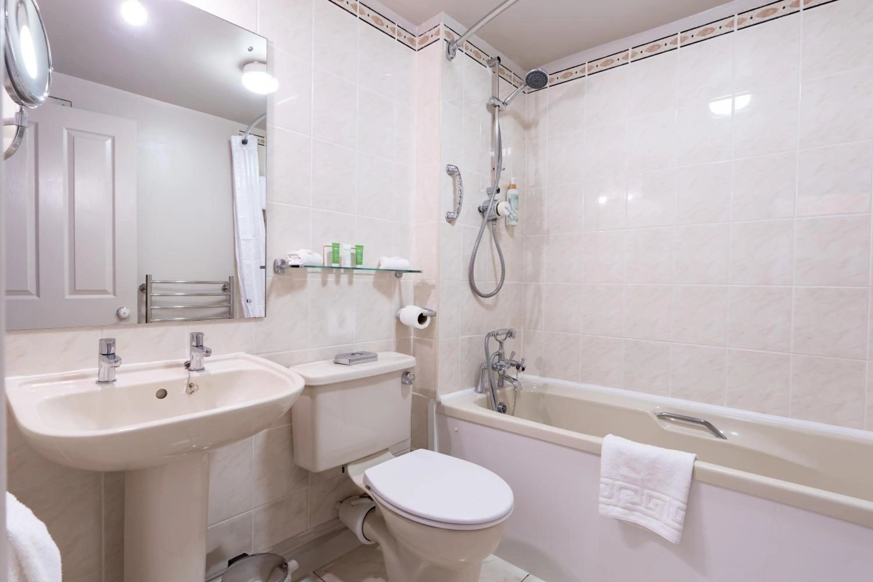 Shower in Orton Hall Hotel & Spa