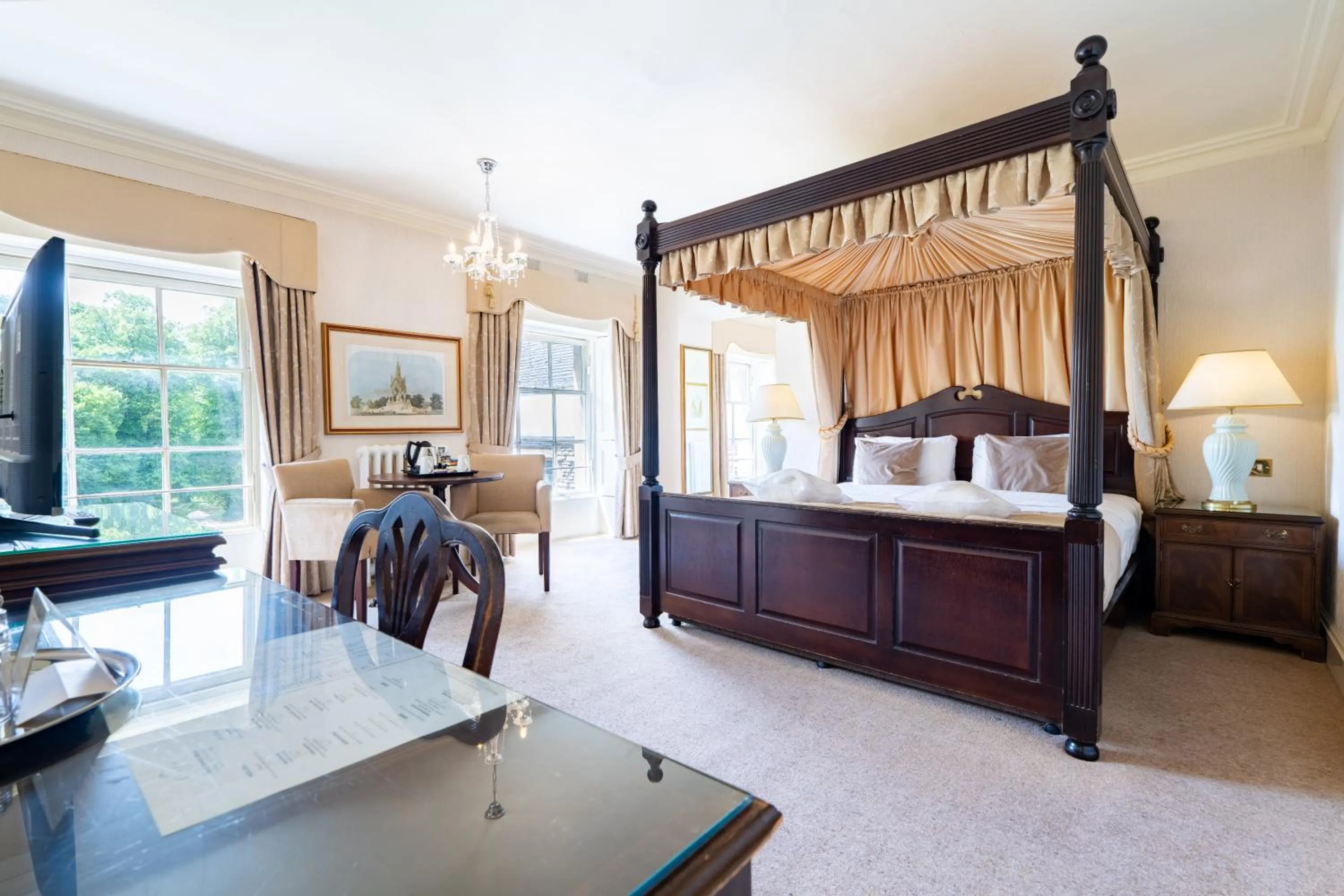 Bed in Orton Hall Hotel & Spa