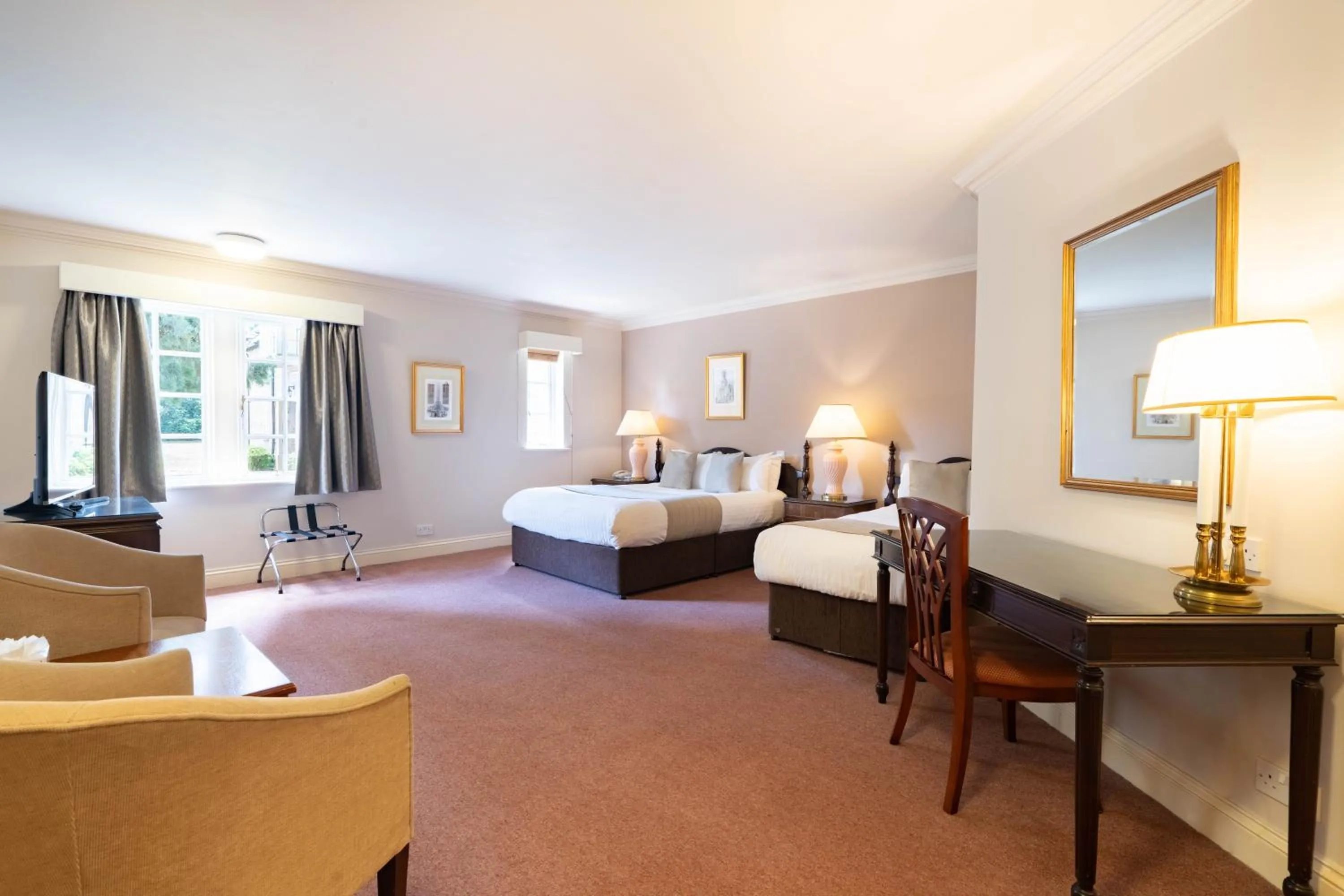 Bed in Orton Hall Hotel & Spa