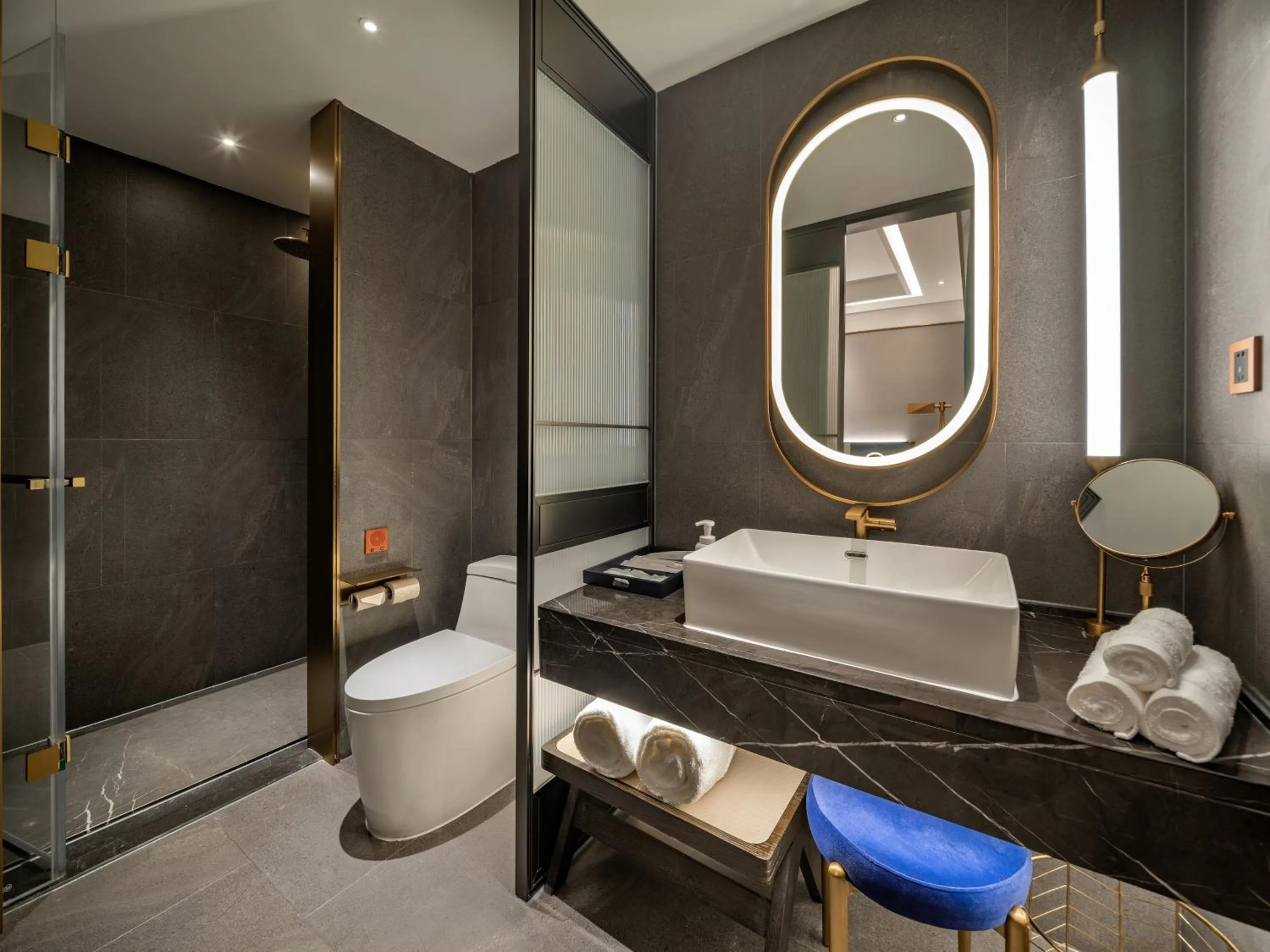 Toilet in 西安钟楼枫渡酒店永兴坊地铁站店