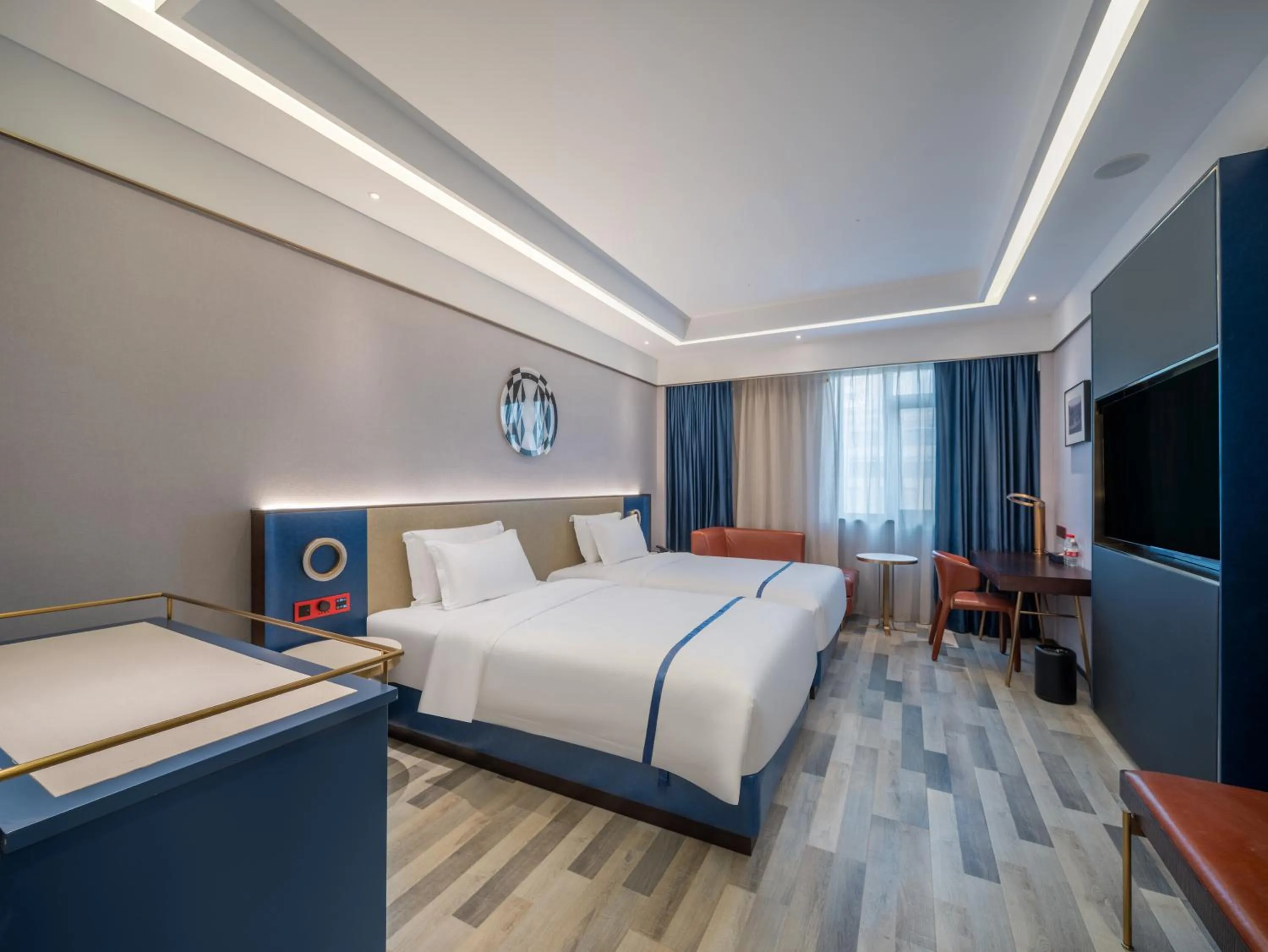 Bed in 西安钟楼枫渡酒店永兴坊地铁站店