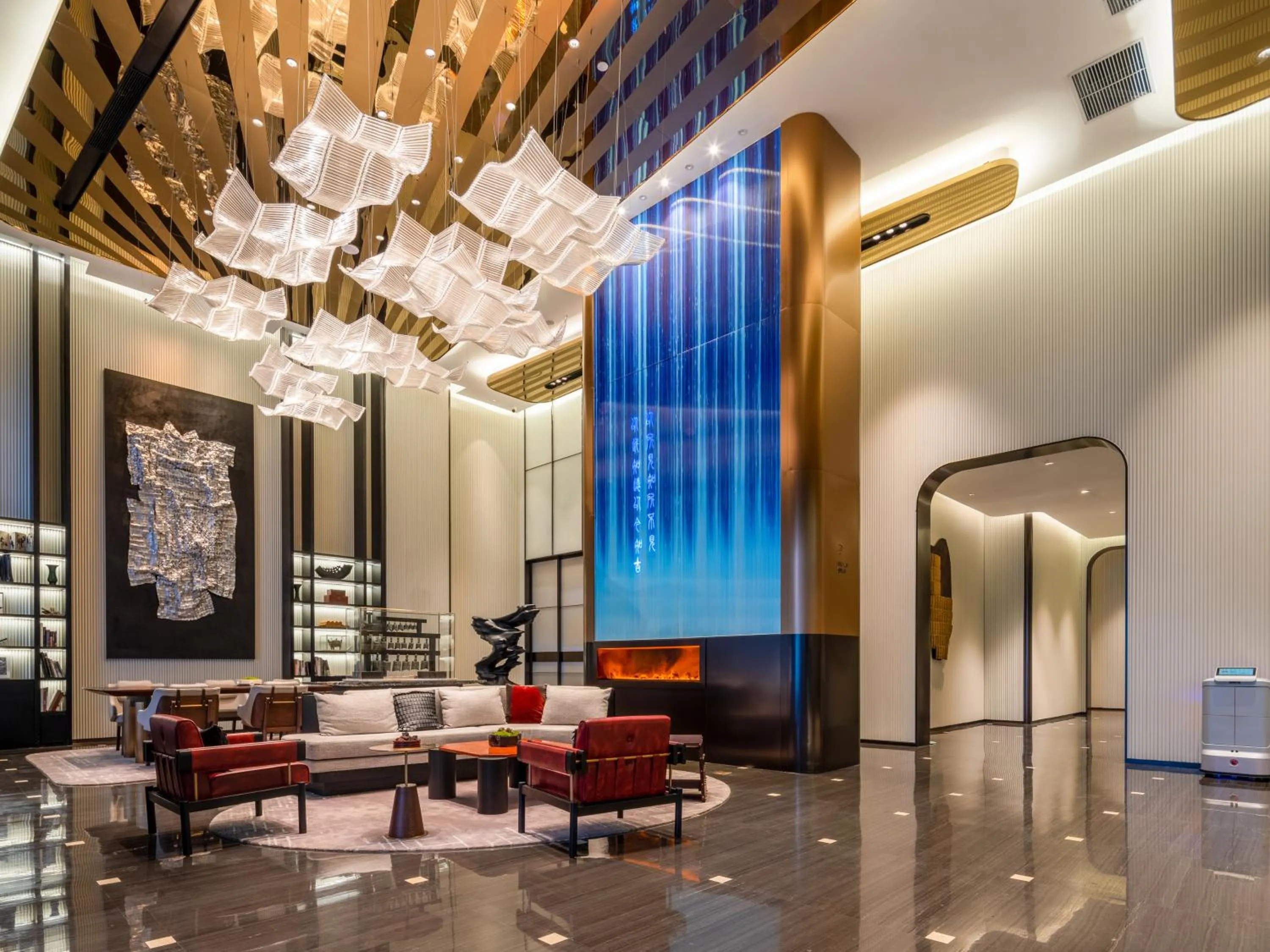 Lobby or reception in 西安钟楼枫渡酒店永兴坊地铁站店