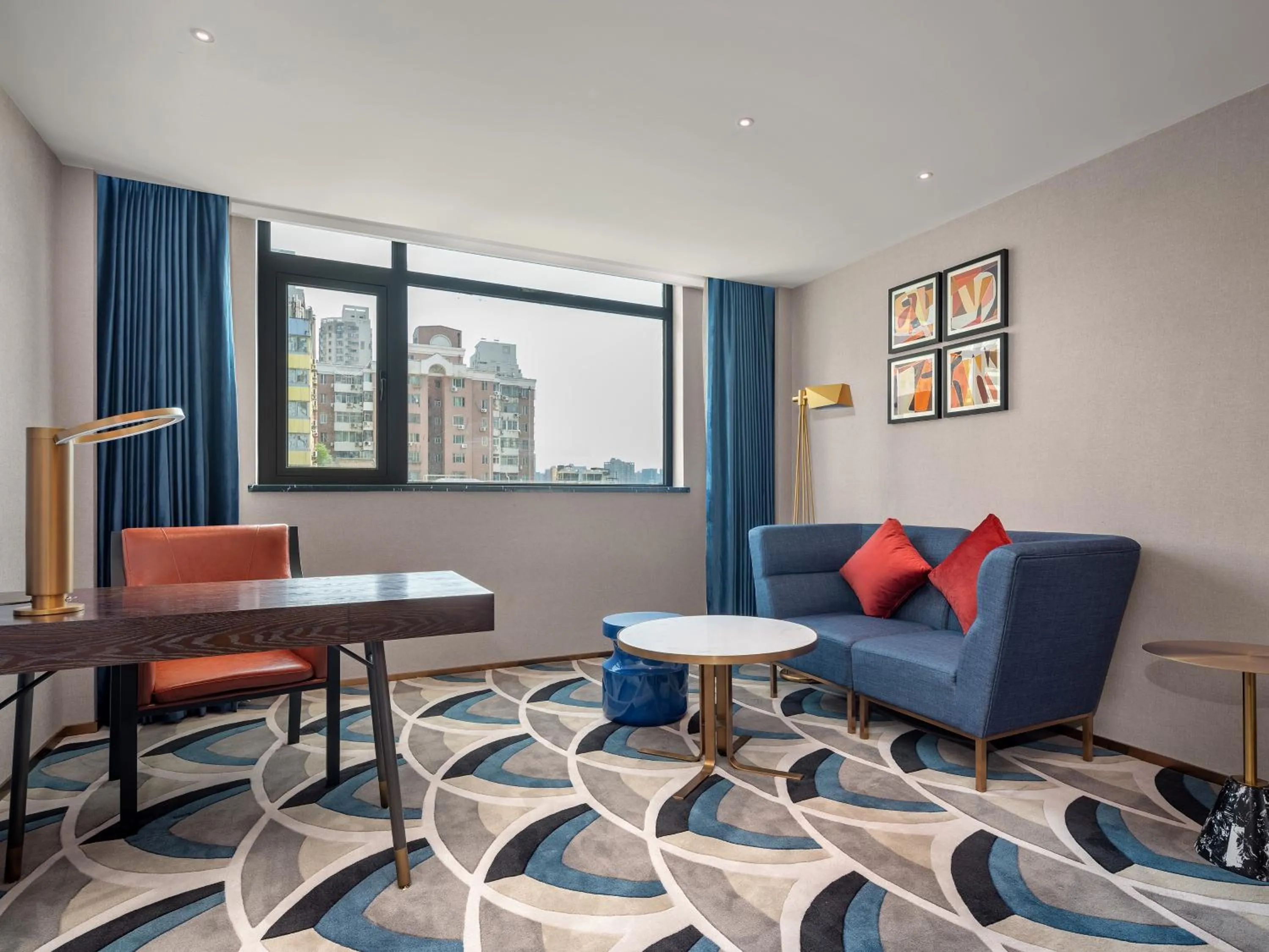 Living room in 西安钟楼枫渡酒店永兴坊地铁站店