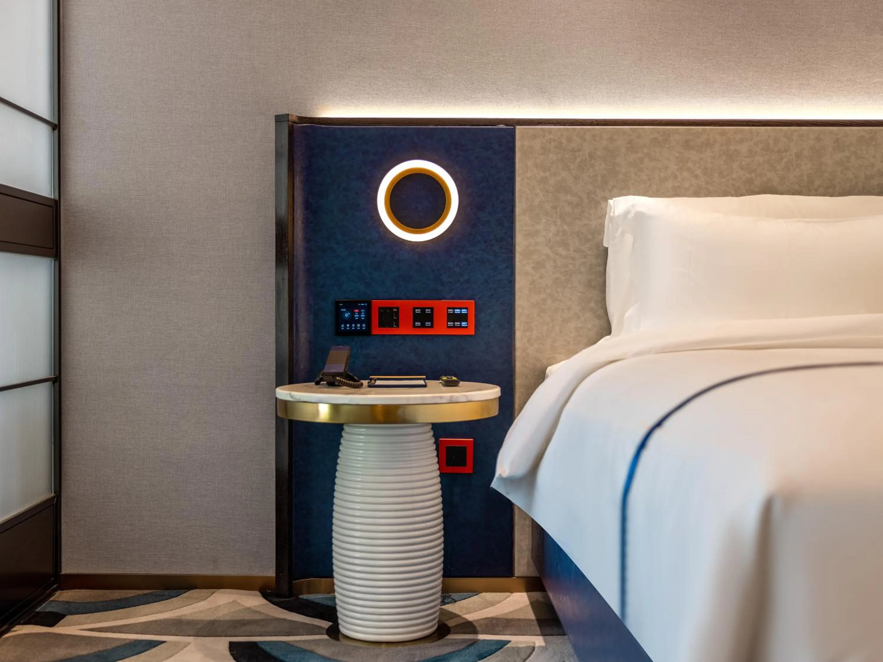 Bed in 西安钟楼枫渡酒店永兴坊地铁站店