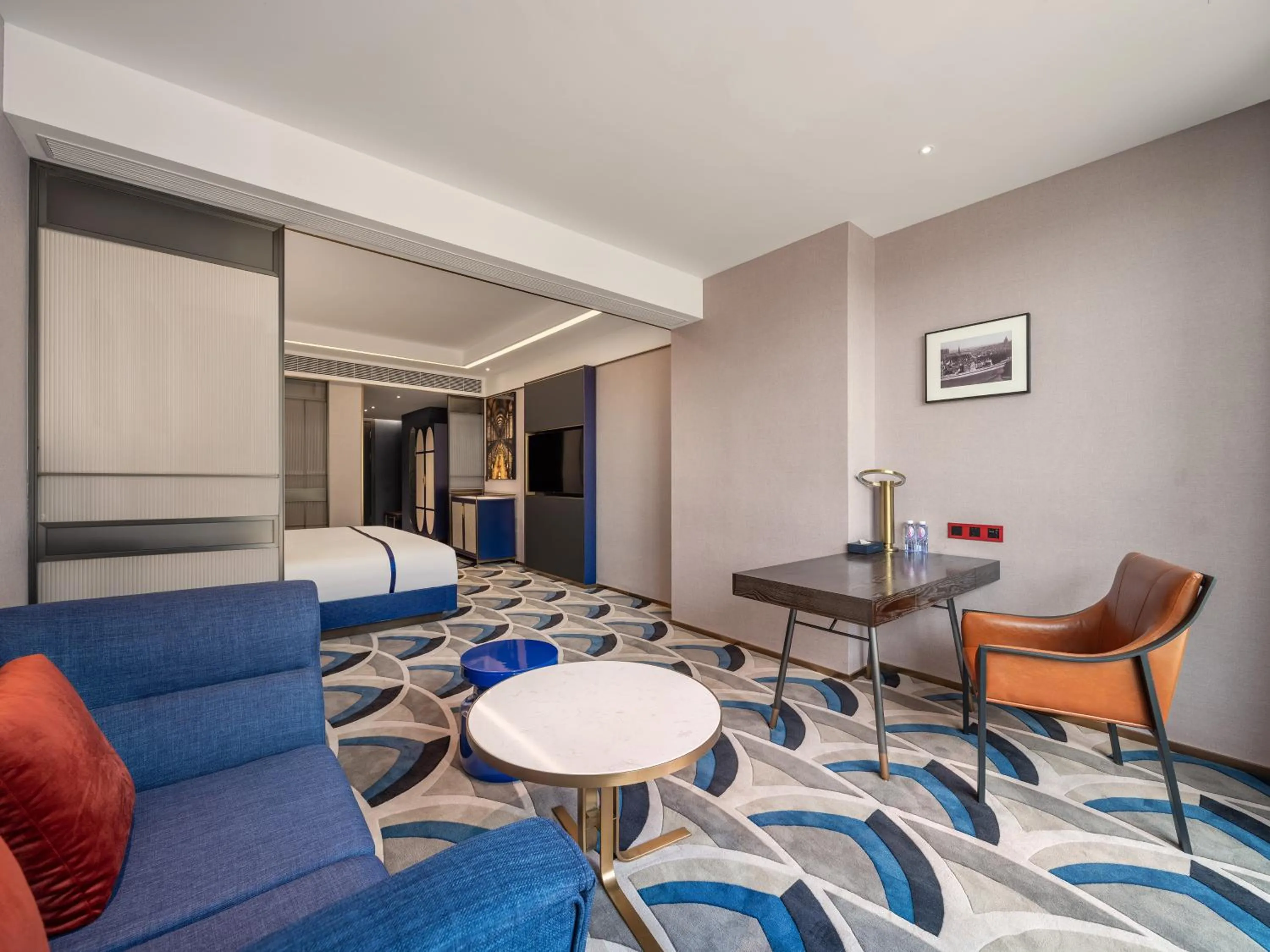 Decorative detail in 西安钟楼枫渡酒店永兴坊地铁站店