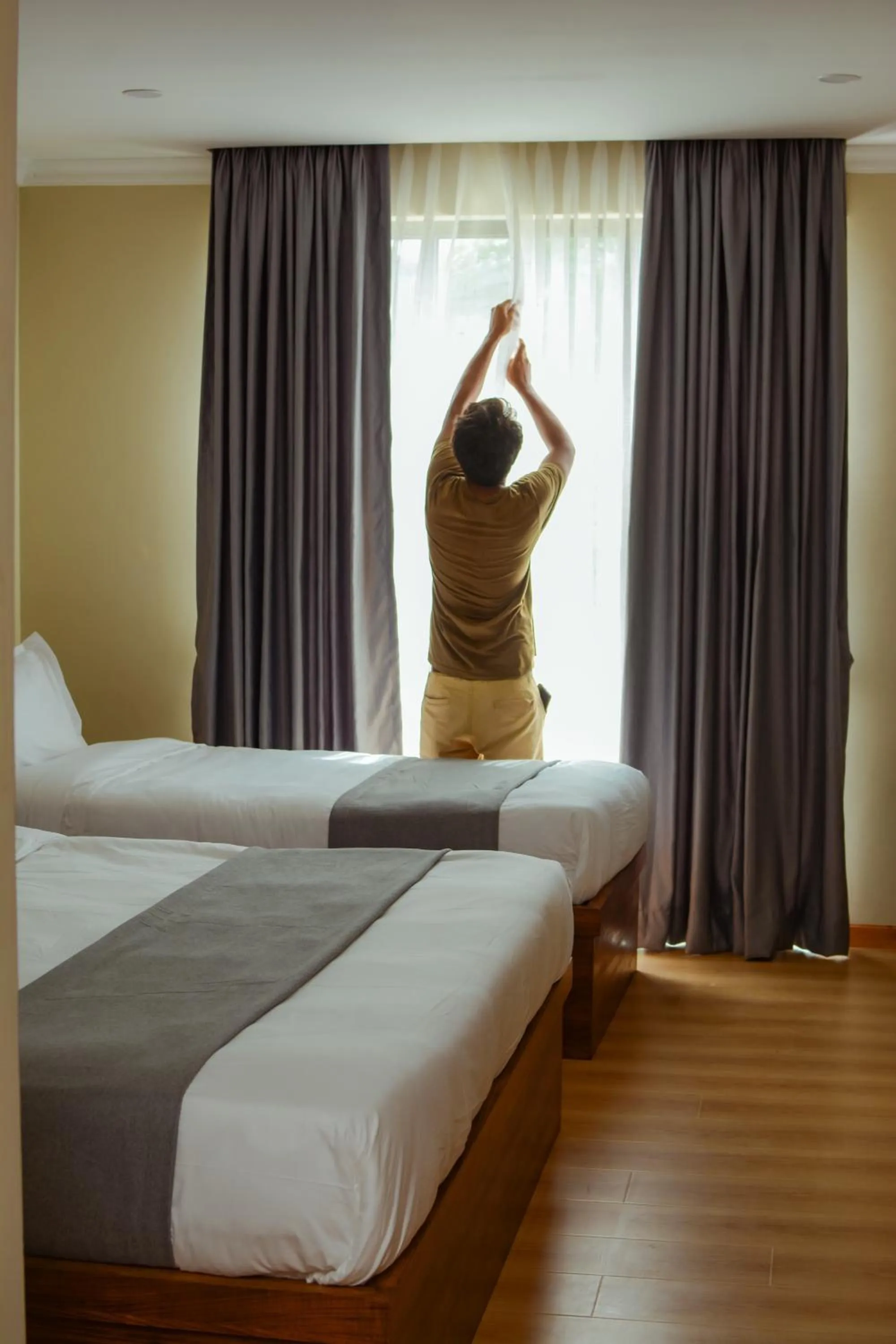 Bed in Hotel Gulmohar