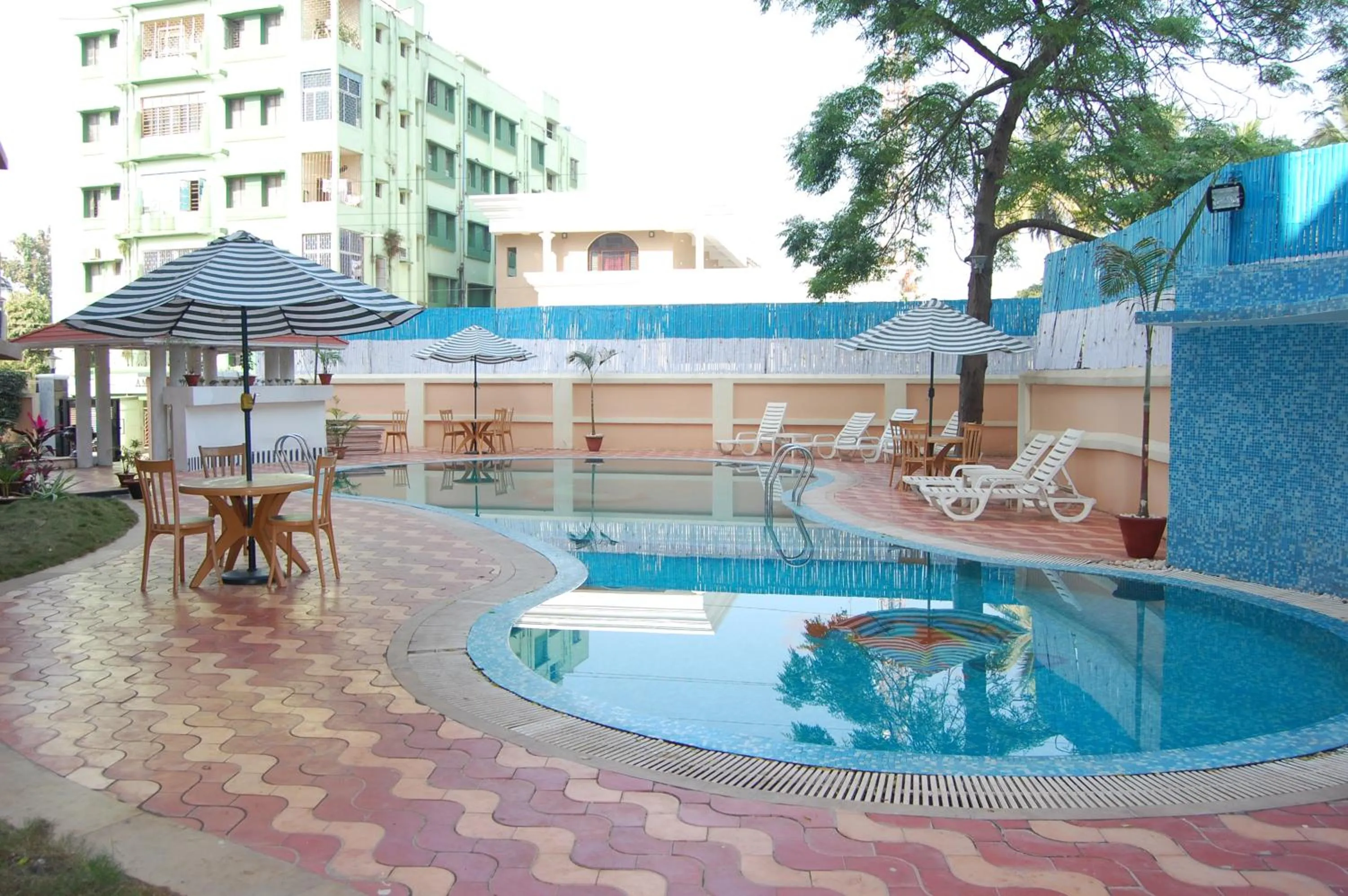 Pool view in HOTEL SUN GREEN