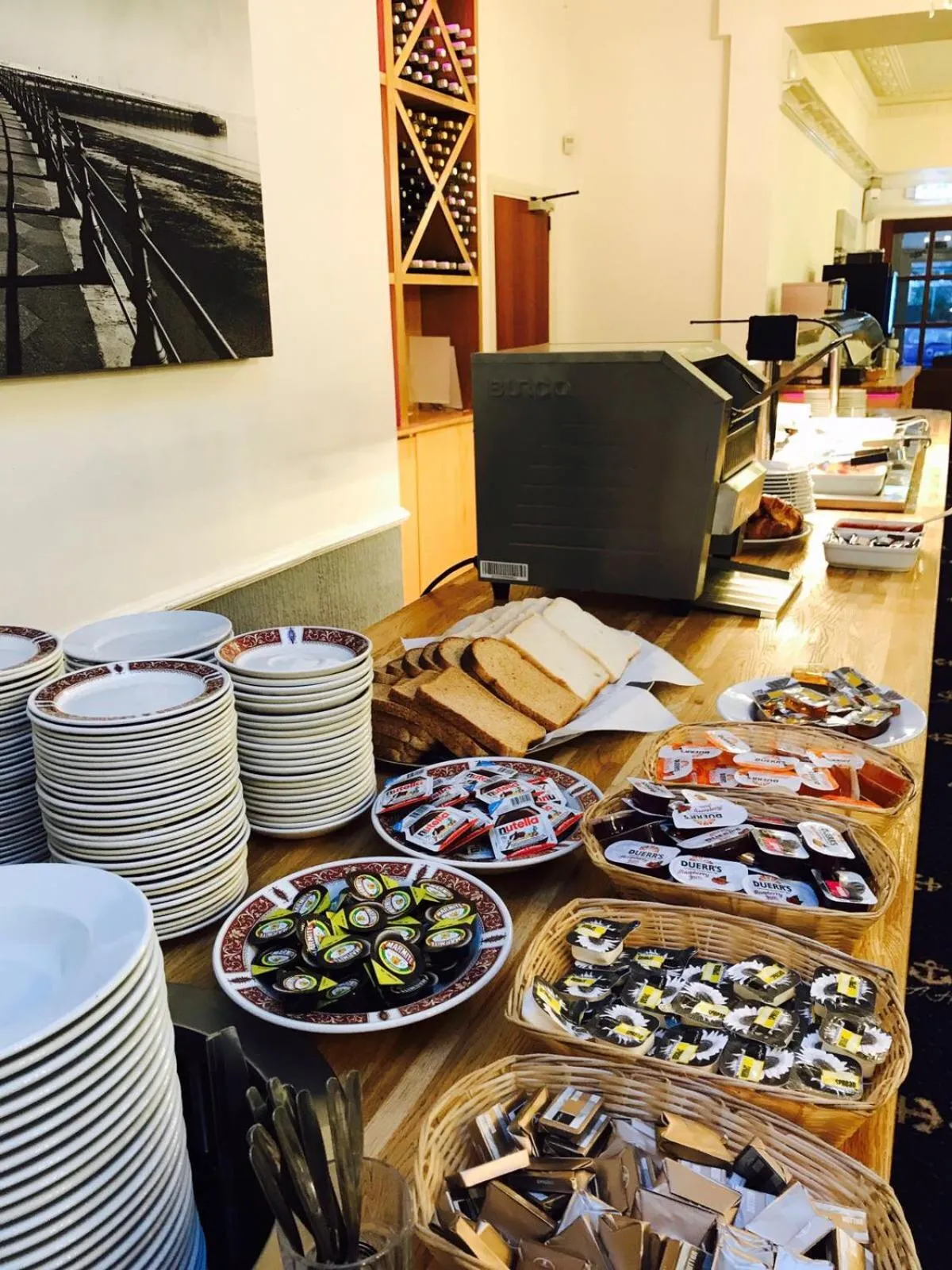 Buffet breakfast in Anchorage Hotel & Spa