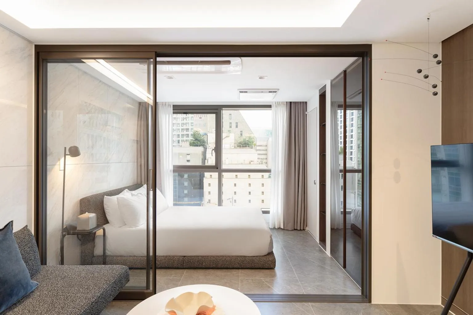 Bed in Le Collective Gangnam SAC Roium