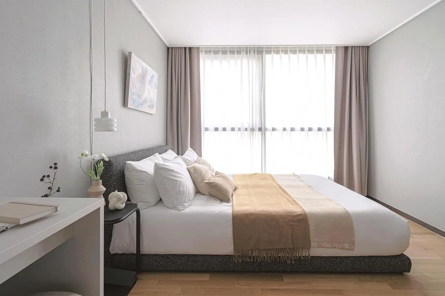 Bed in Le Collective Gangnam SAC Roium