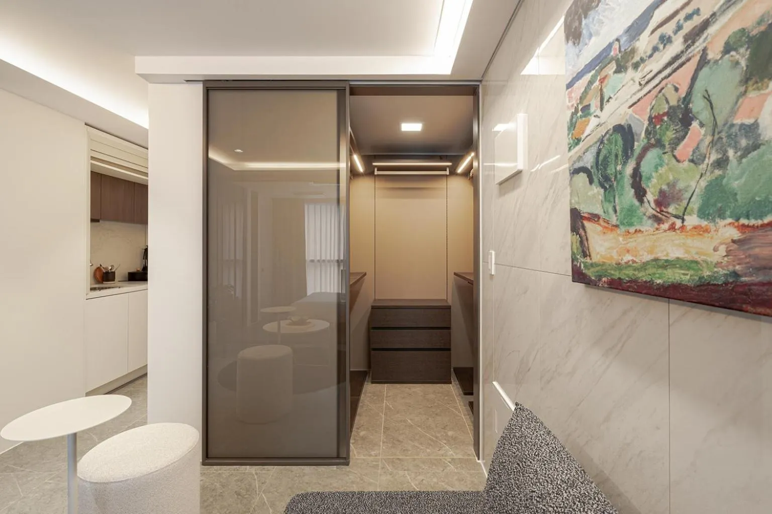 Living room in Le Collective Gangnam SAC Roium