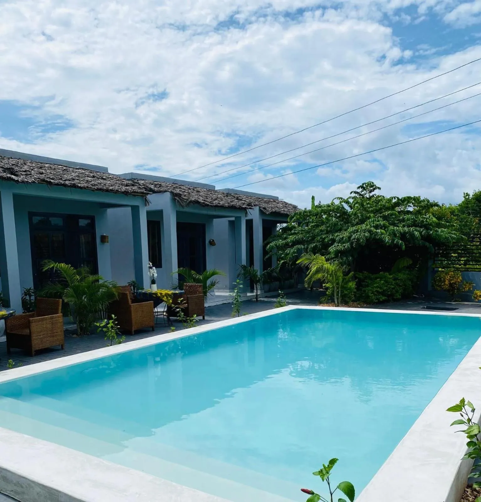Pool view in Terry's Villa Nungwi