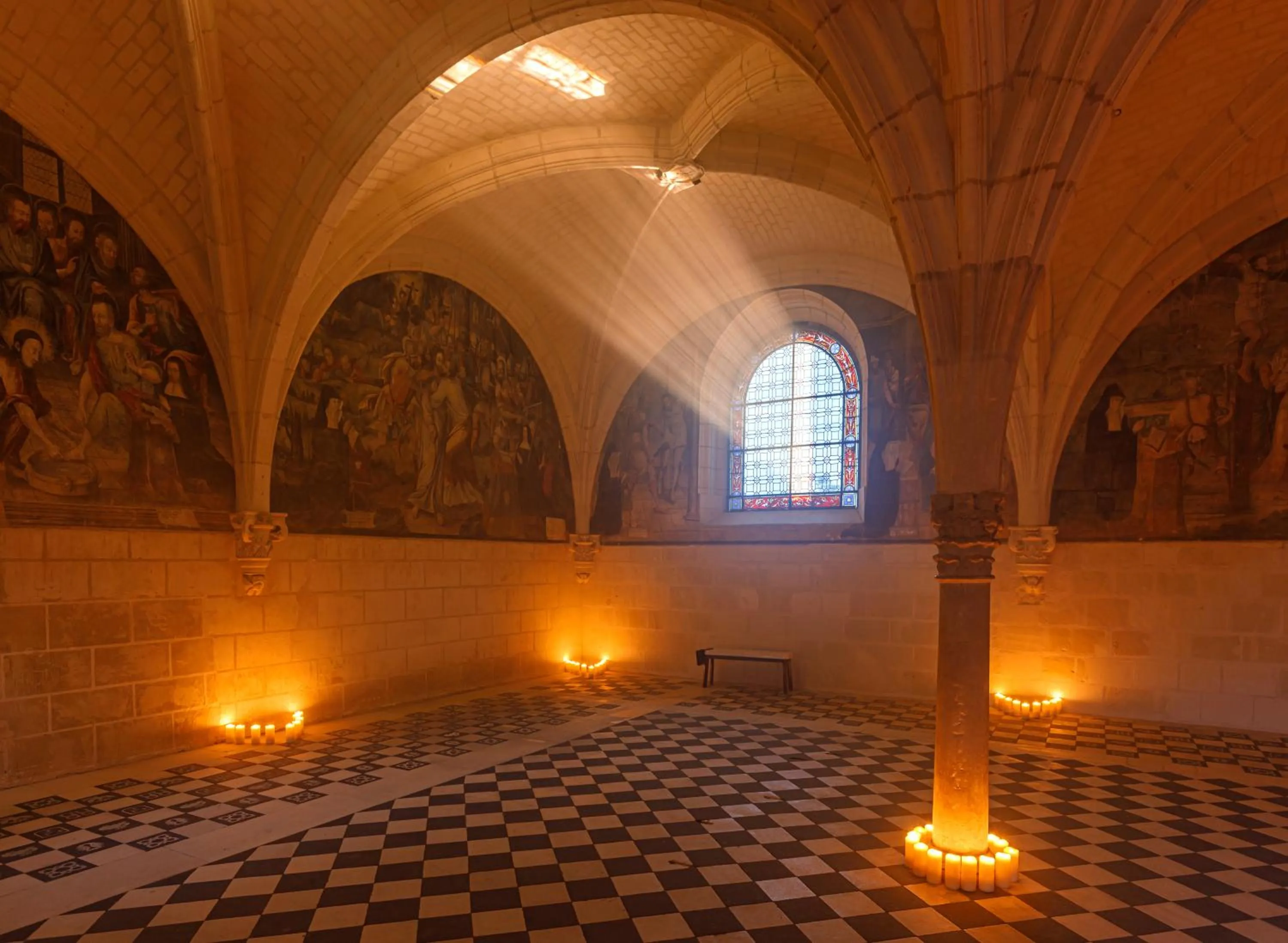 Landmark view in Fontevraud L'Ermitage