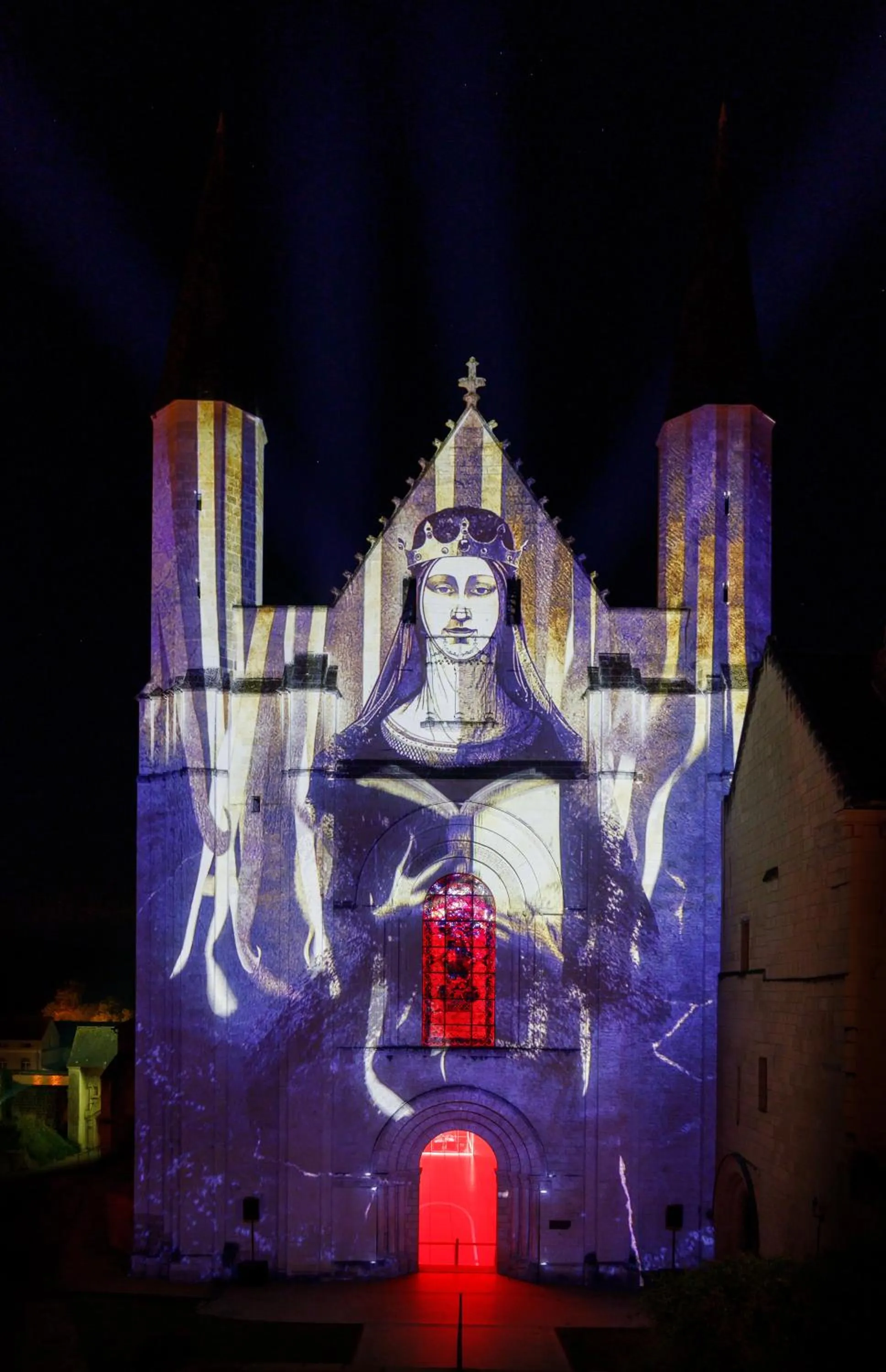 Night in Fontevraud L'Ermitage