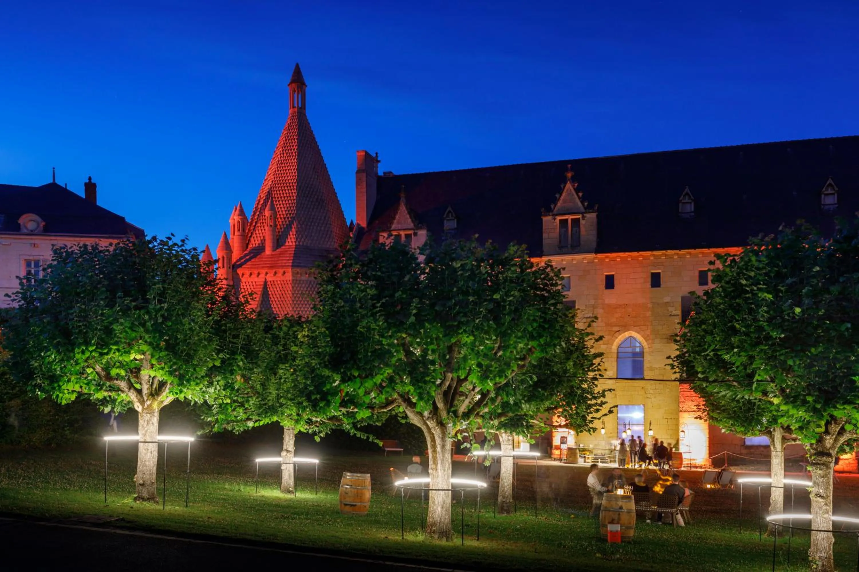 Natural landscape in Fontevraud L'Ermitage