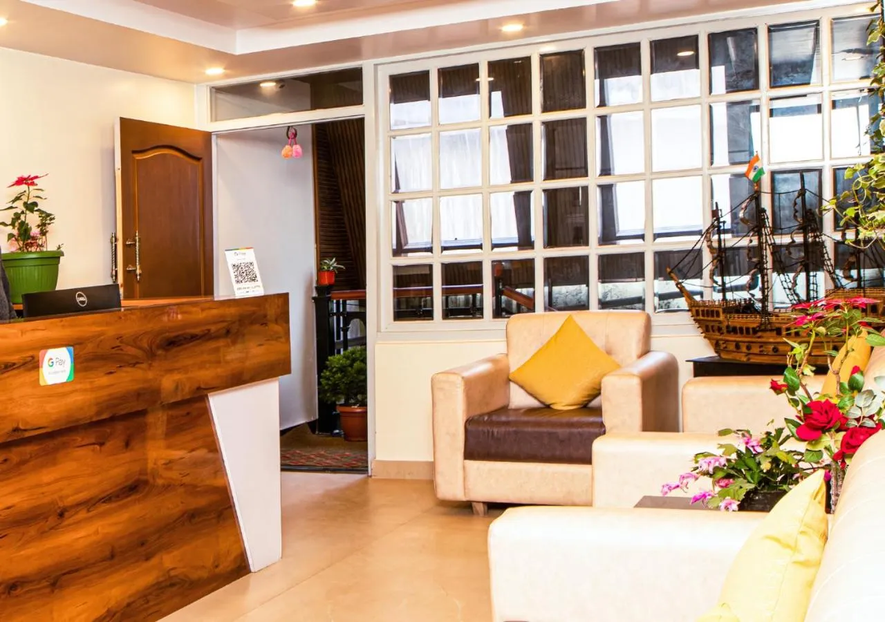 Seating area in Hotel Raj Ville - Darjeeling Hotel Near Mall Road