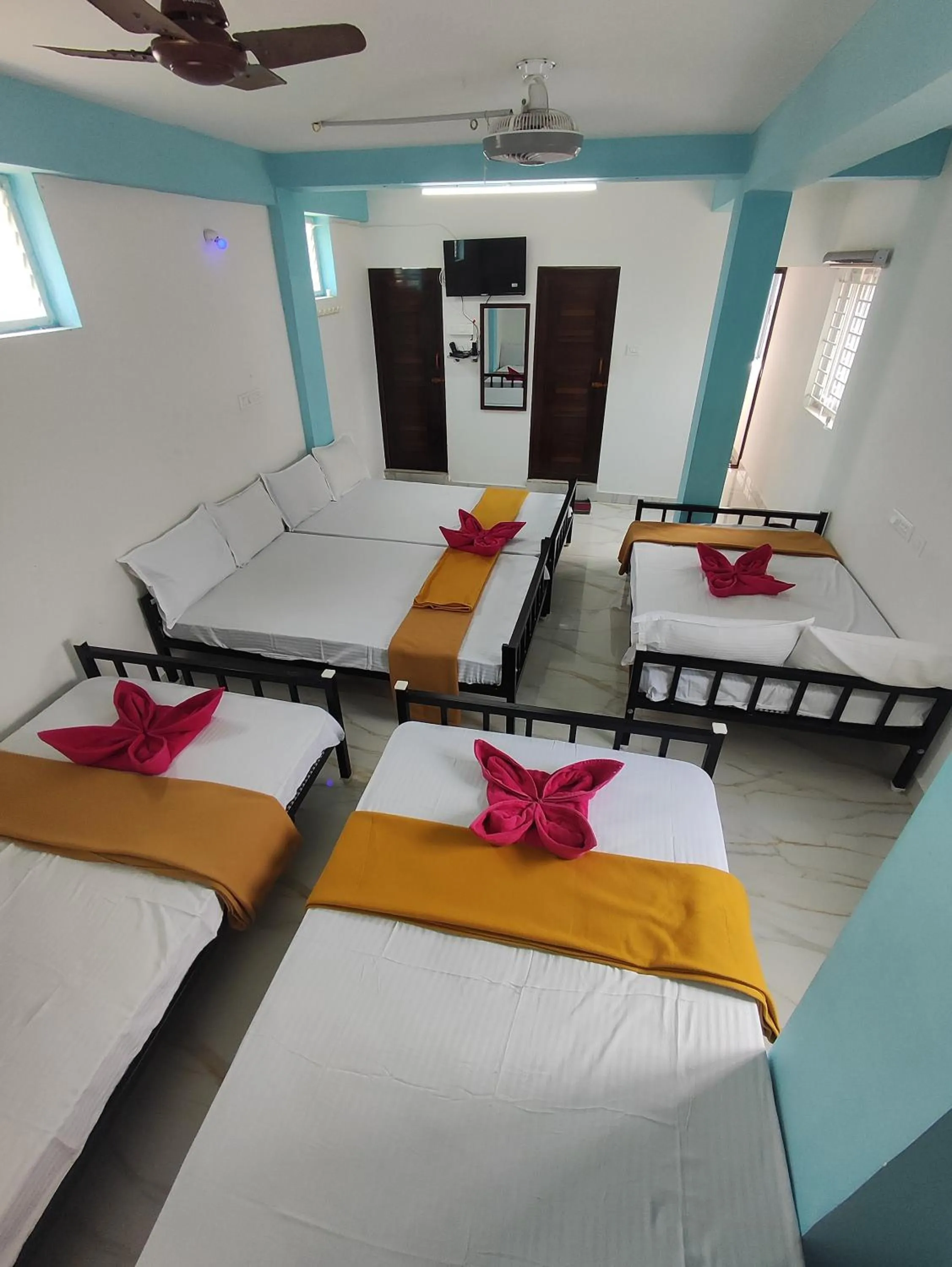 Bedroom, Bed in Sri Aksha Residency