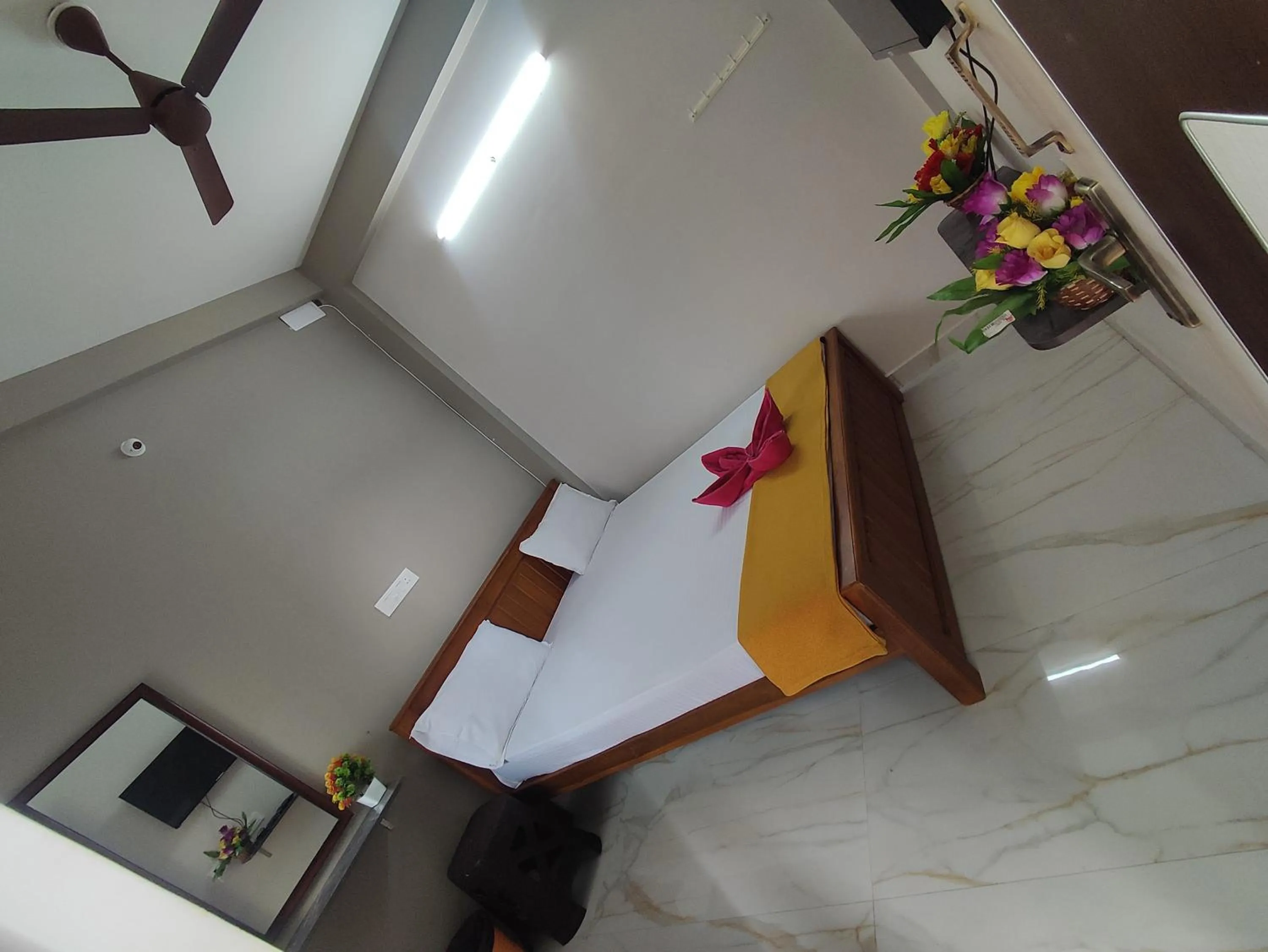Bed in Sri Aksha Residency