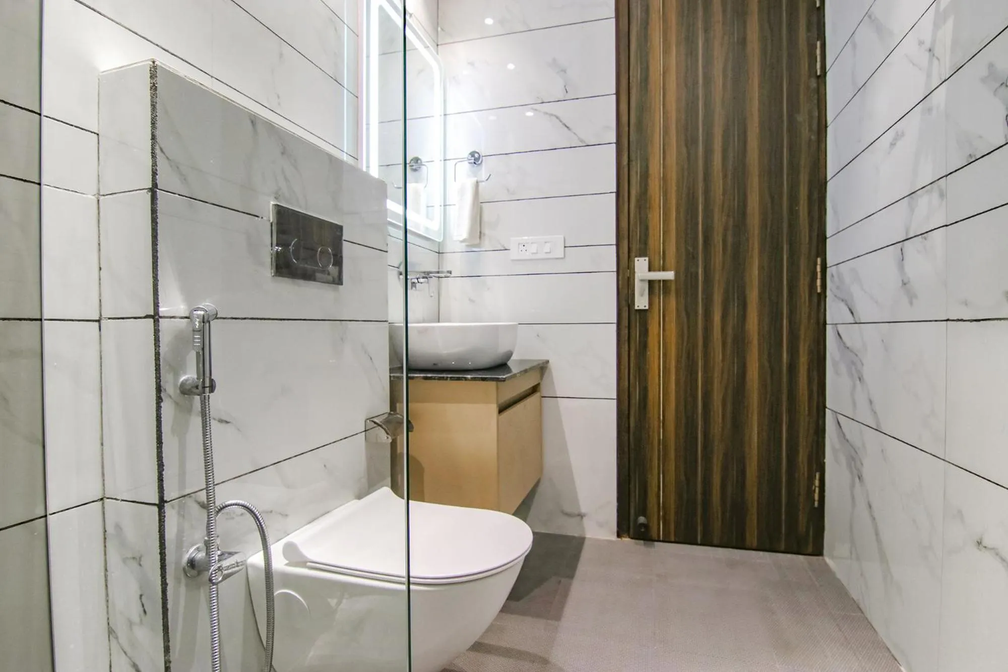 Toilet in FabHotel Prism Grand - Nr Zirakpur Bus Stand'