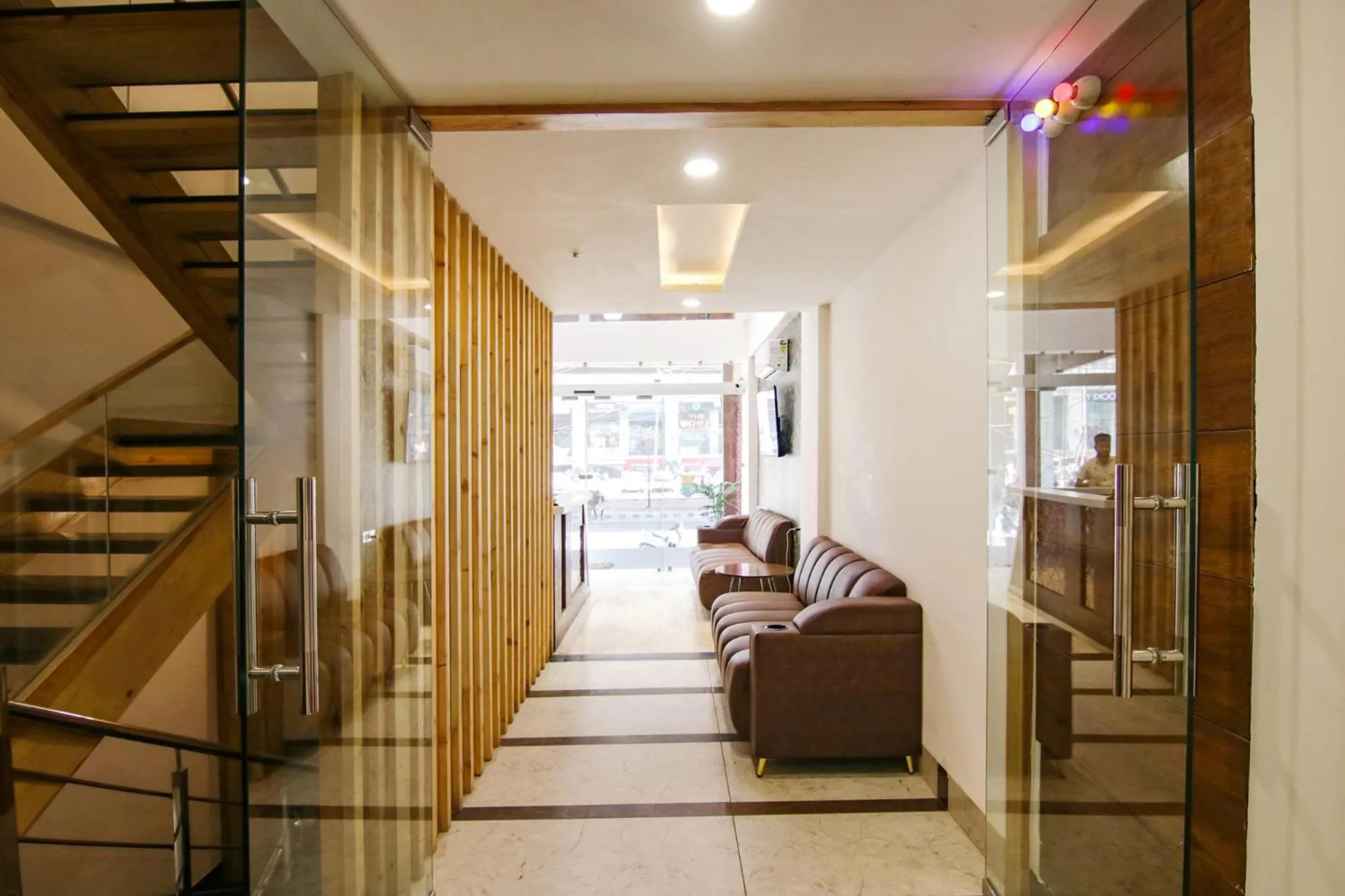 Seating area in FabHotel Prism Grand - Nr Zirakpur Bus Stand'