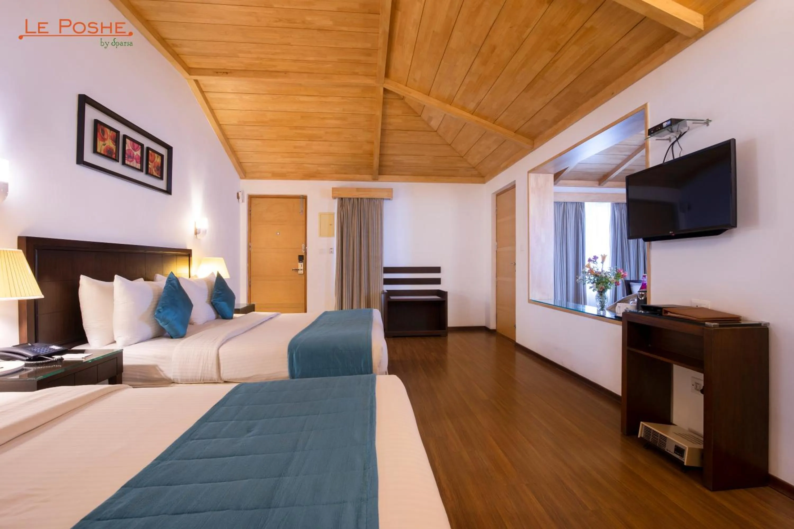 Bed in Le Poshe, Kodaikanal