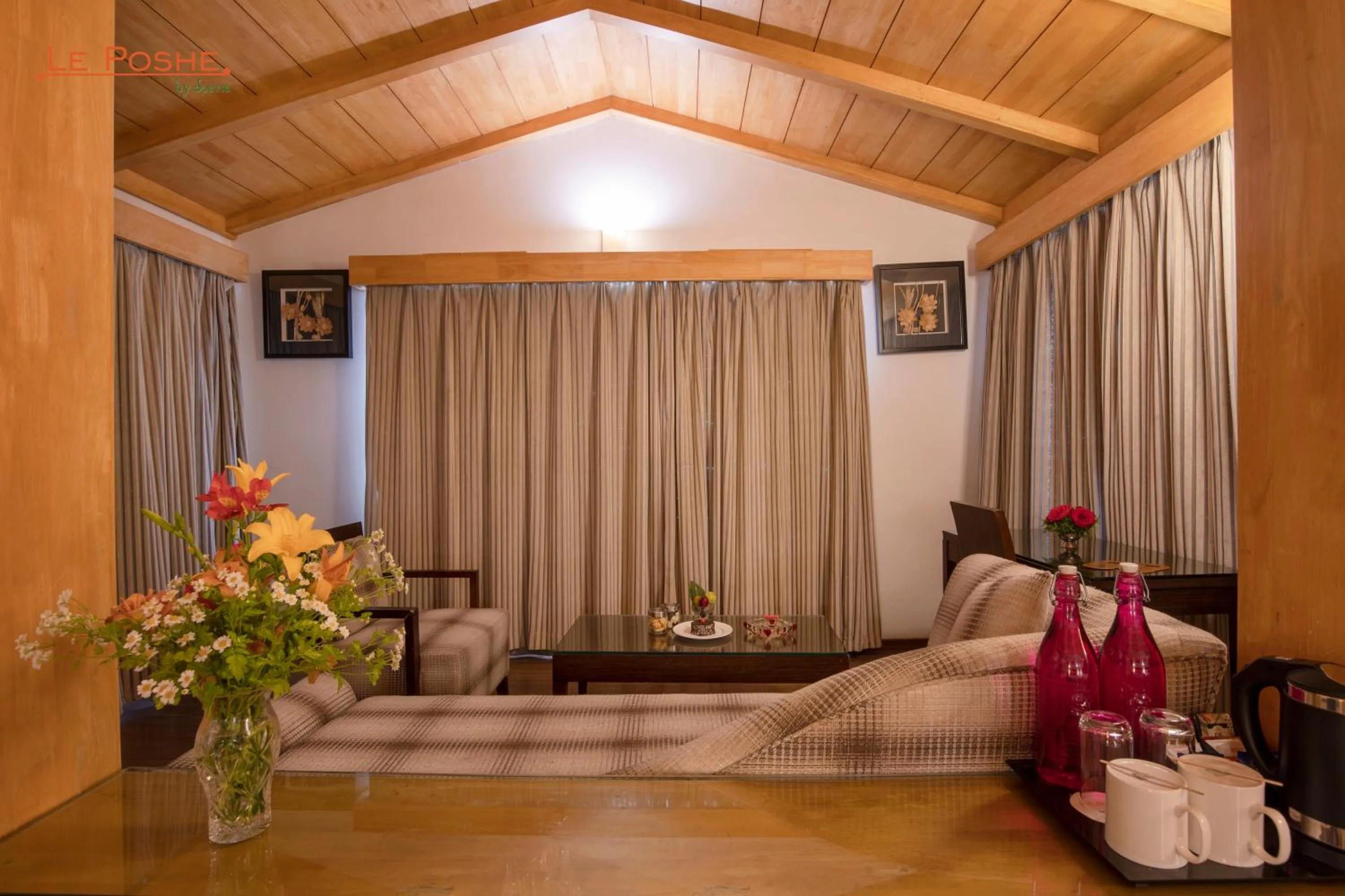 Living room in Le Poshe, Kodaikanal