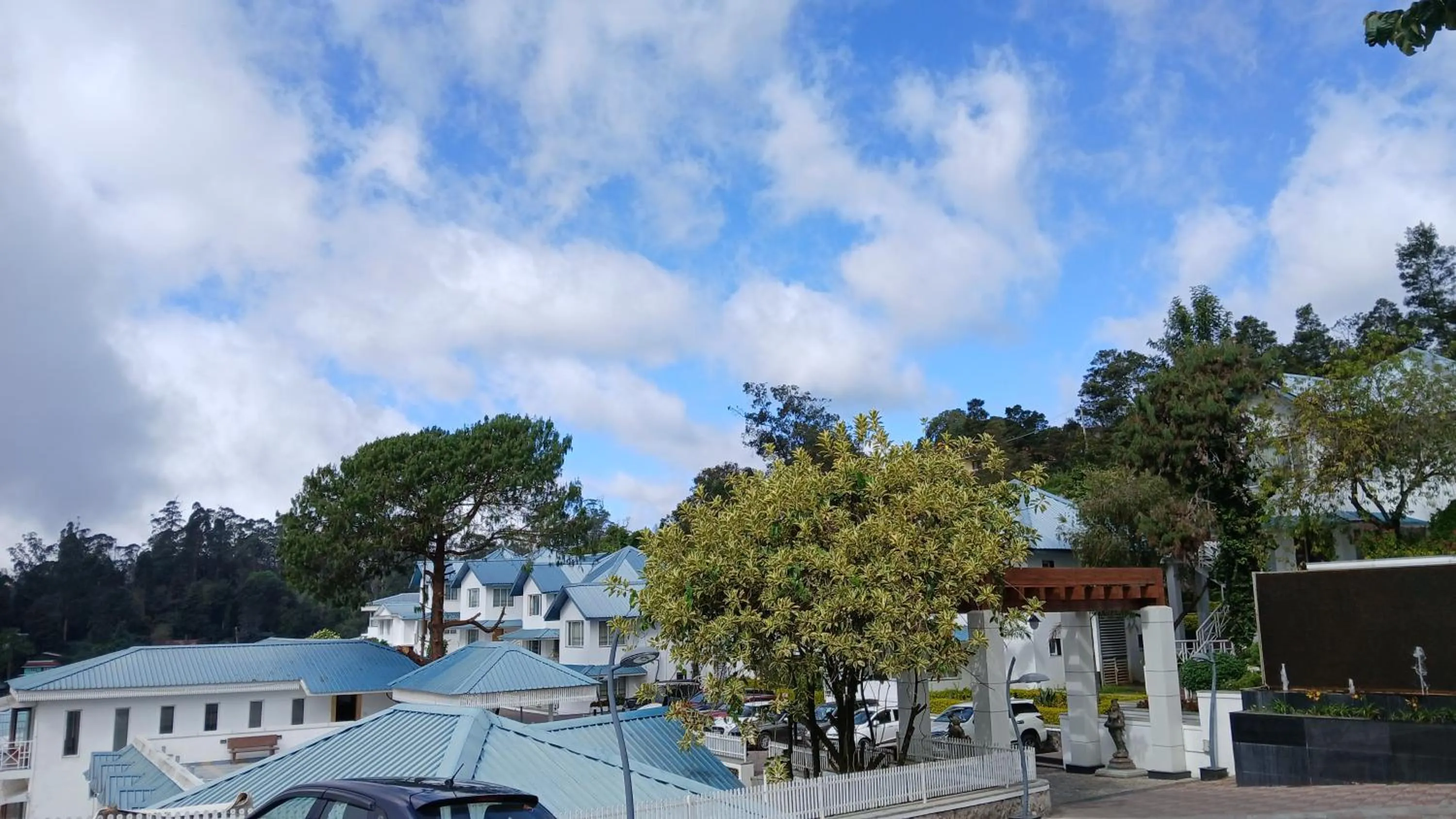 Facade/entrance in Le Poshe, Kodaikanal