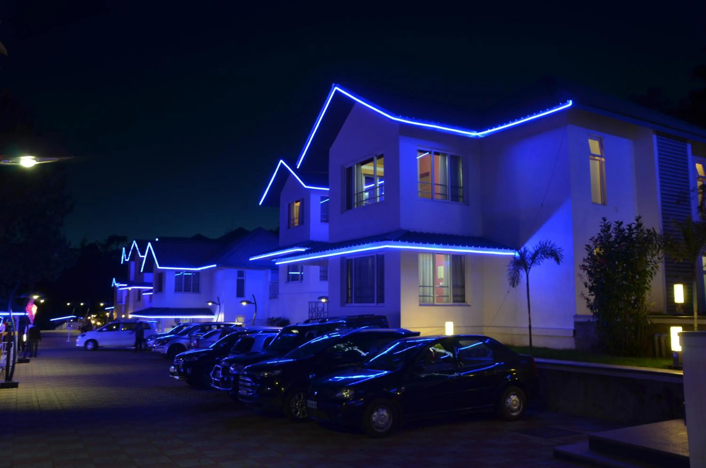 Facade/entrance in Le Poshe, Kodaikanal