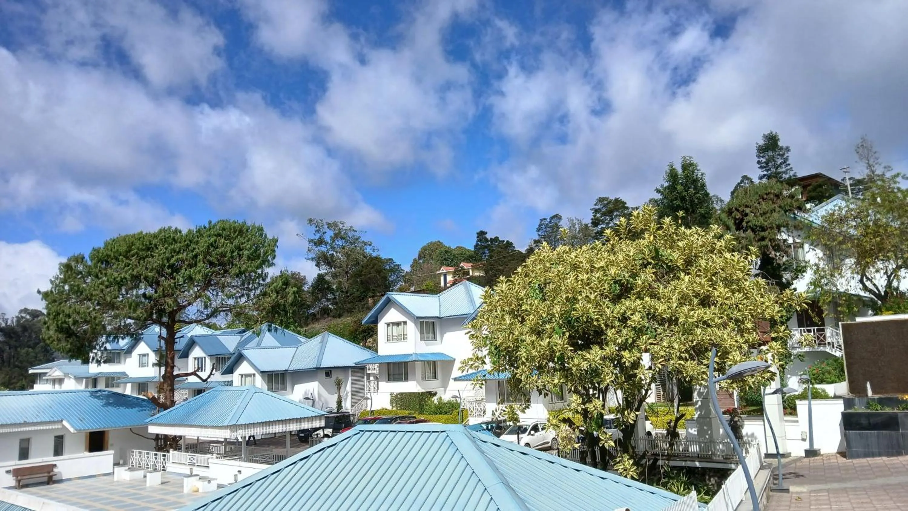 Facade/entrance in Le Poshe, Kodaikanal