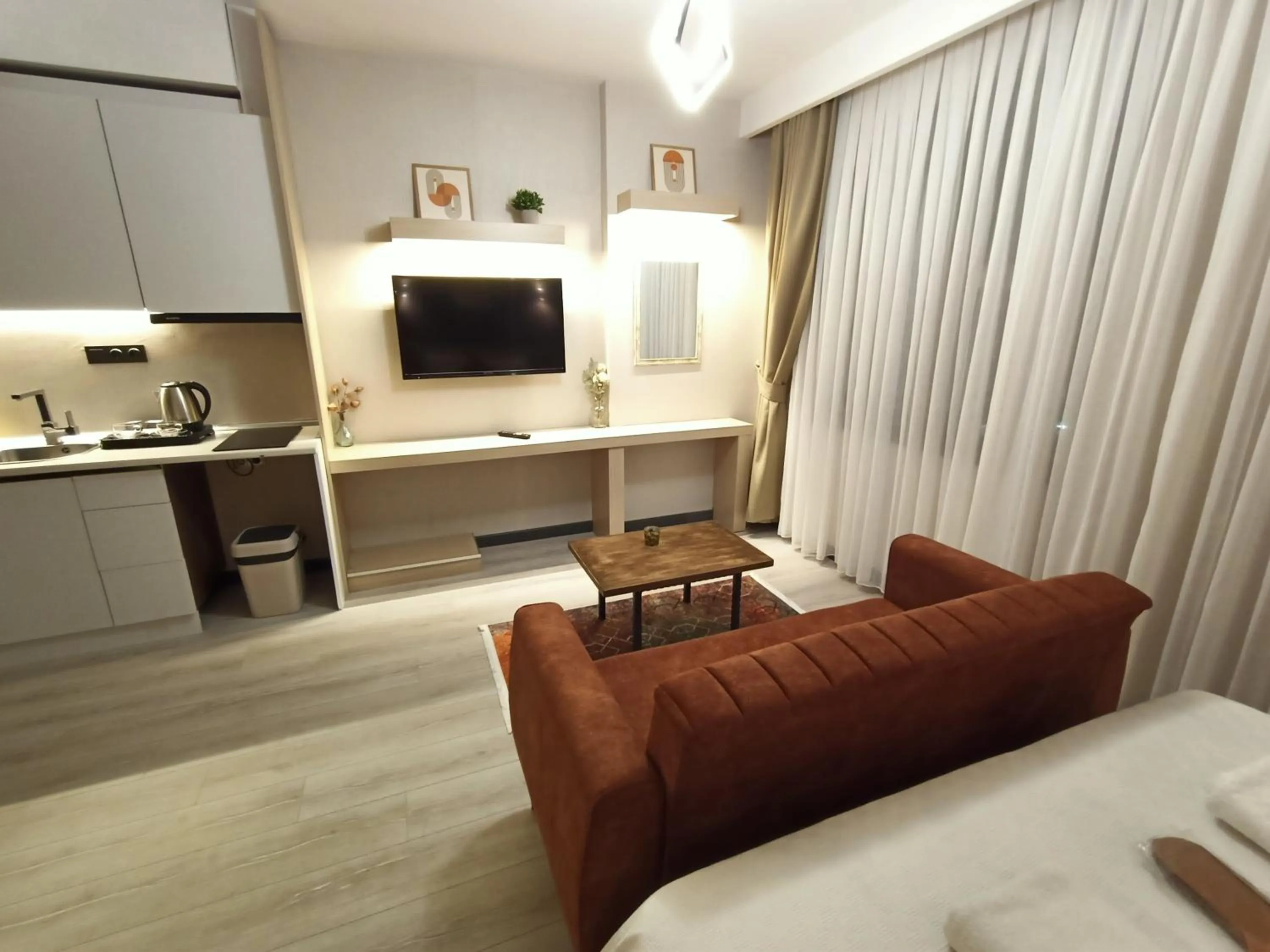 Bed in NEW FALCON Palas OTEL