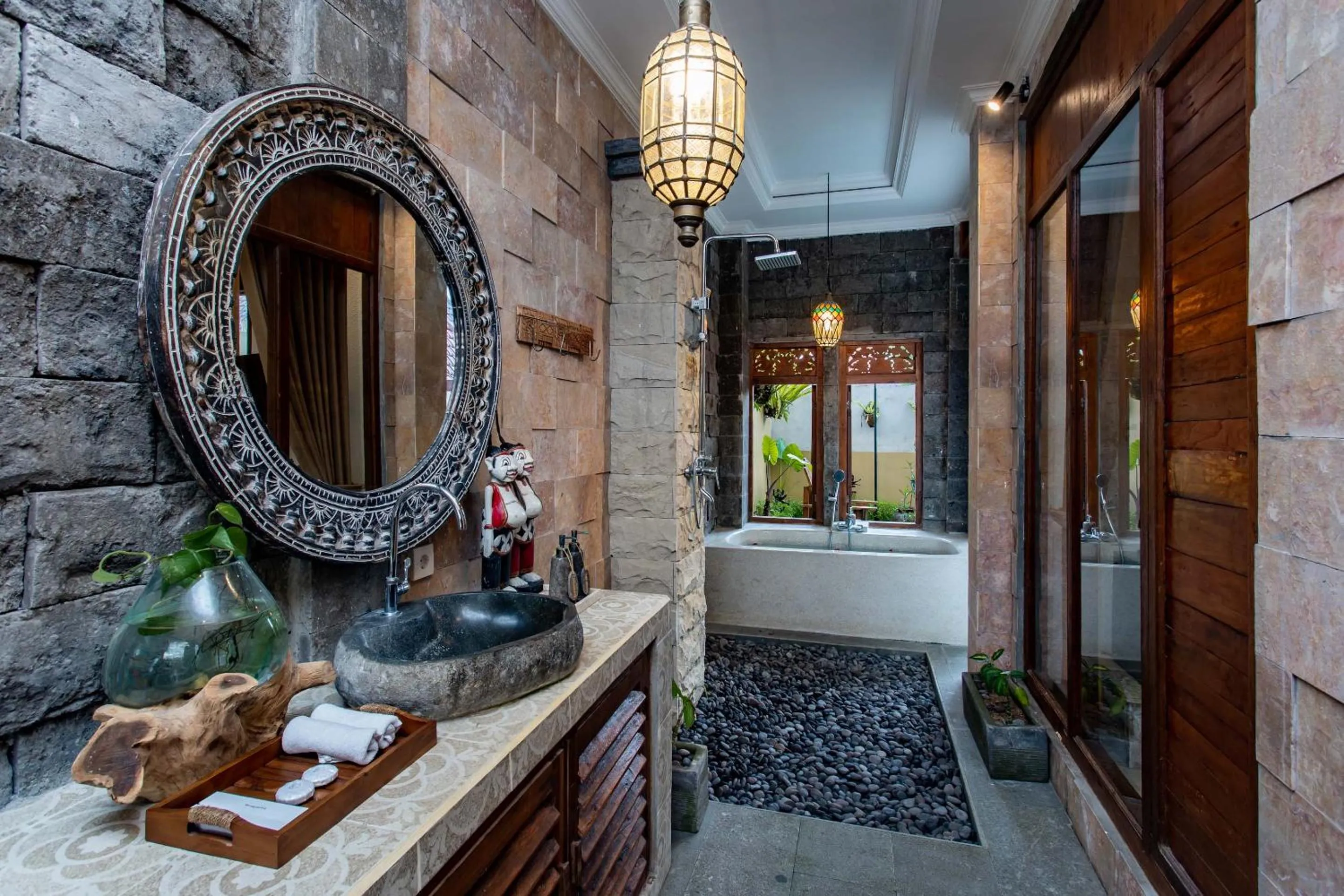 Bathroom in Barong Bali Resort Ubud