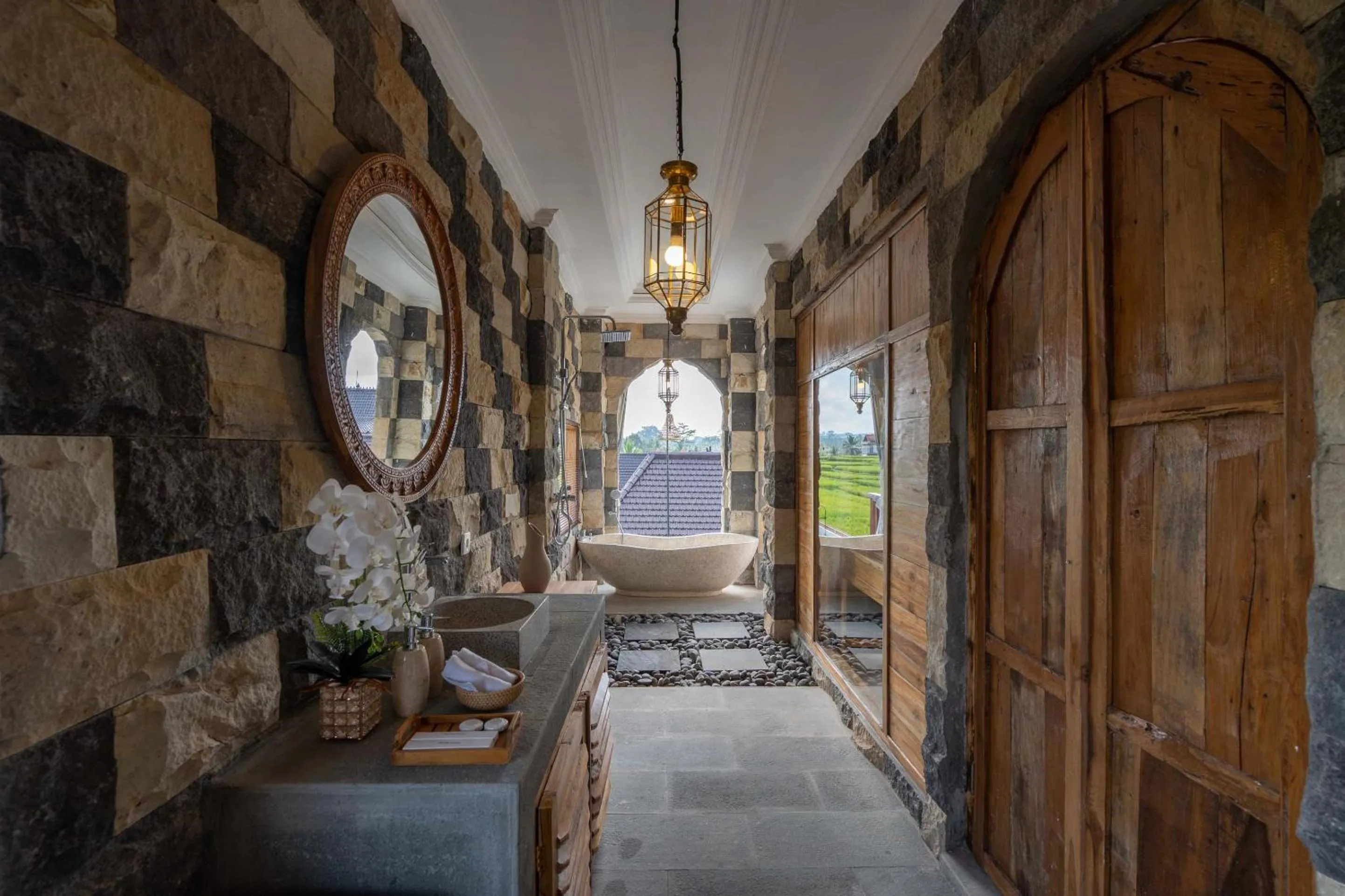 Bathroom in Barong Bali Resort Ubud