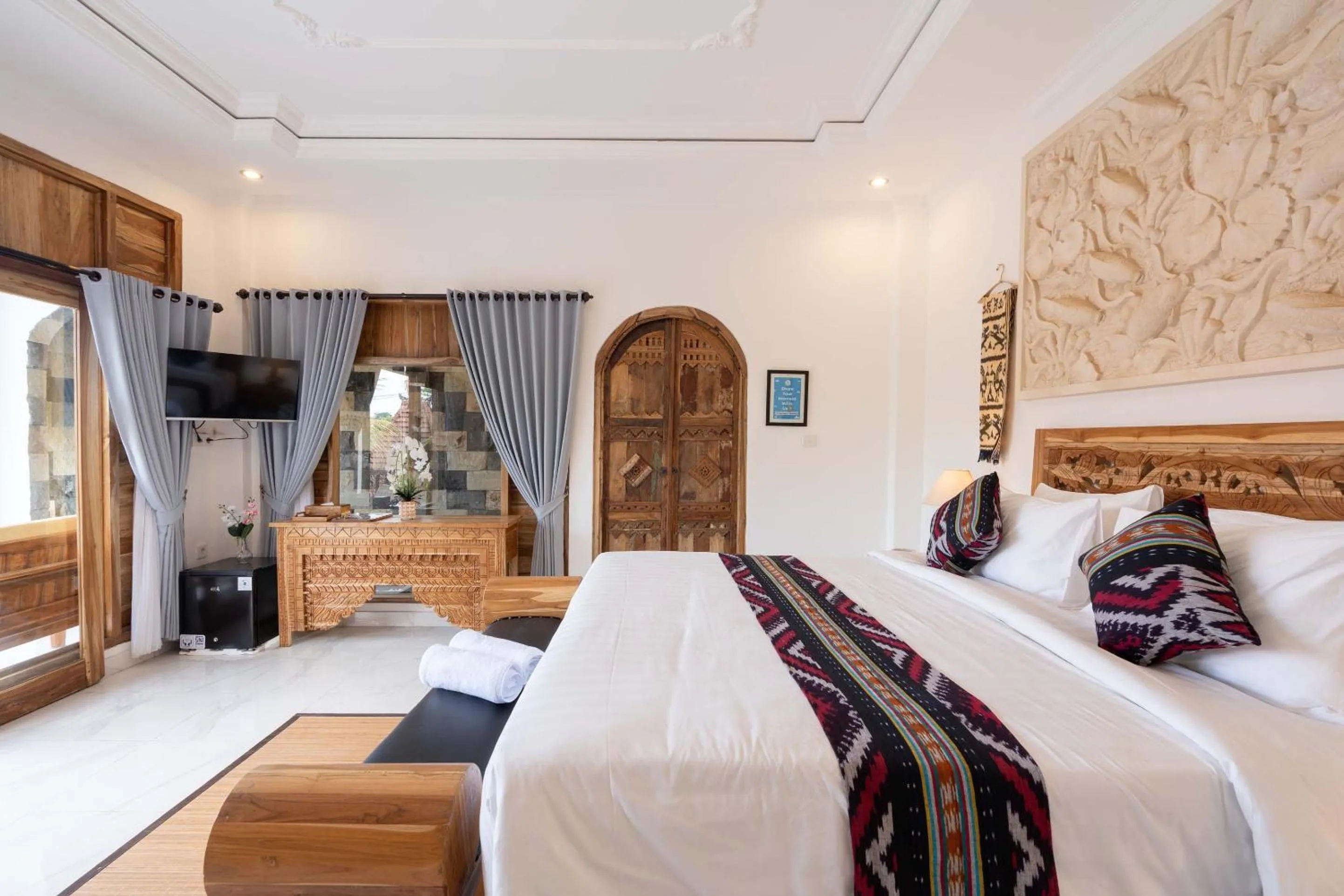 Bedroom, Bed in Barong Bali Resort Ubud