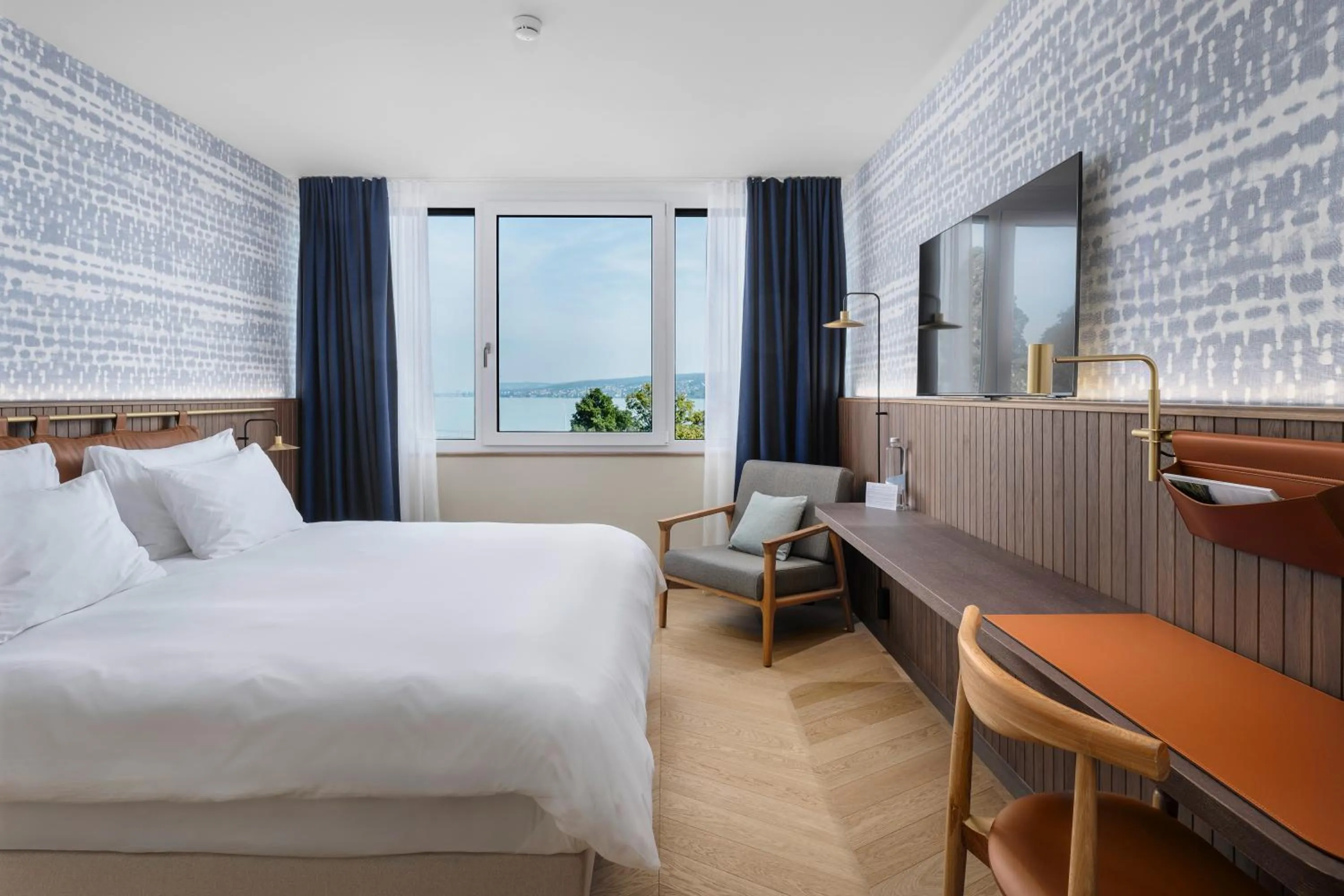 View (from property/room), Bed in The Yarn Design & Business Hotel