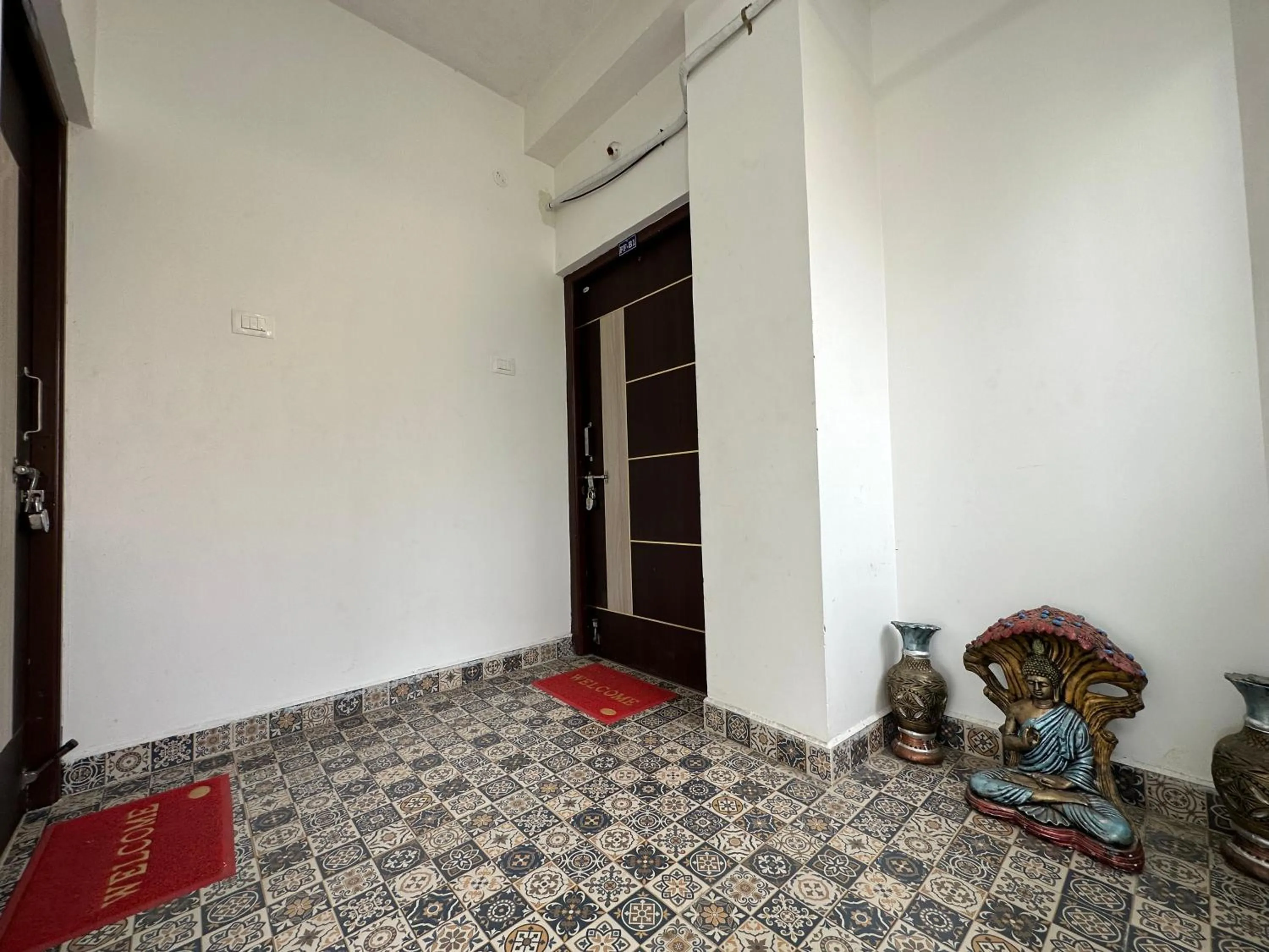 Bed in The Kaya Inn Srirangam