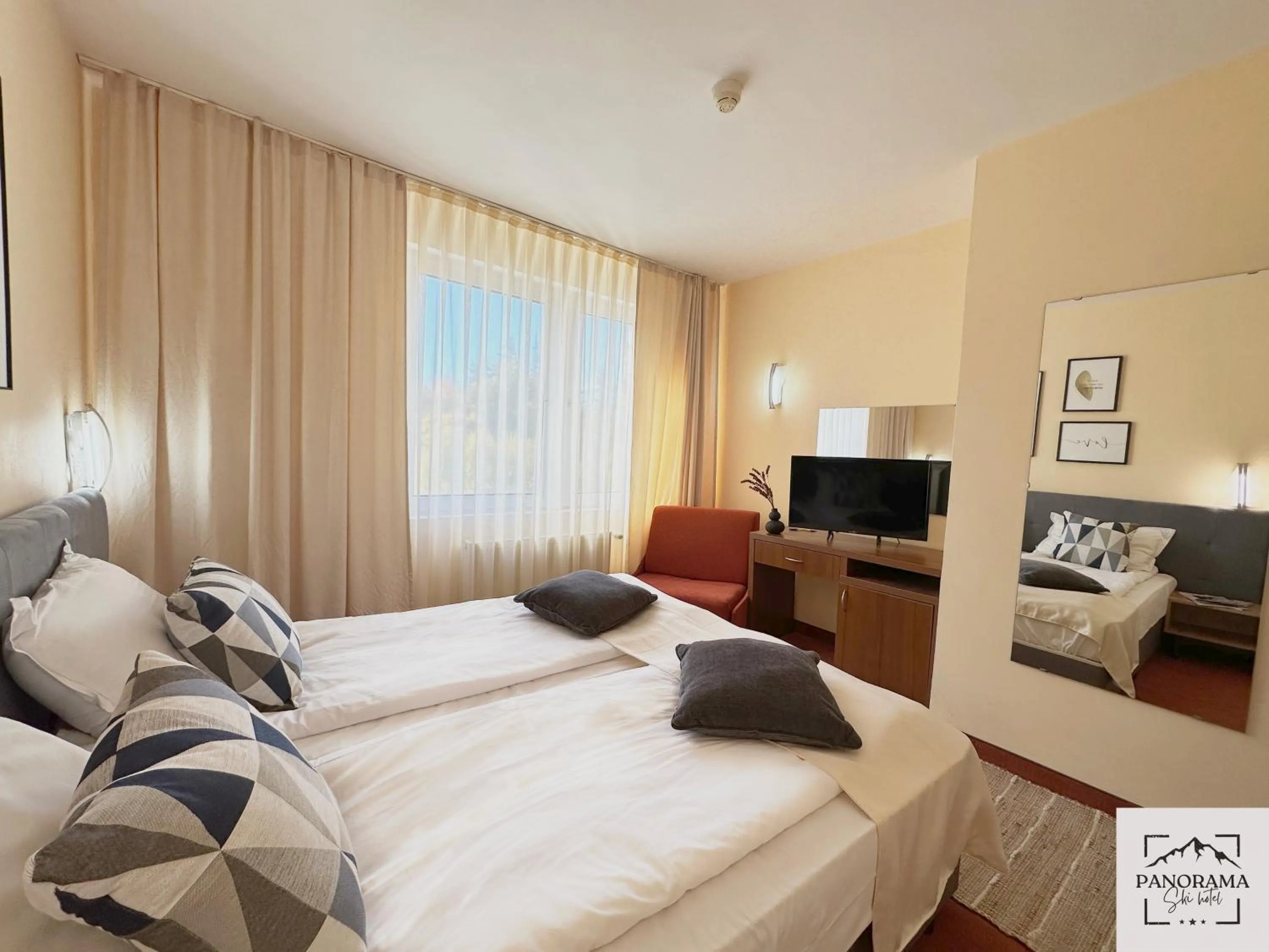 Bedroom, Bed in Hotel Panorama Ski