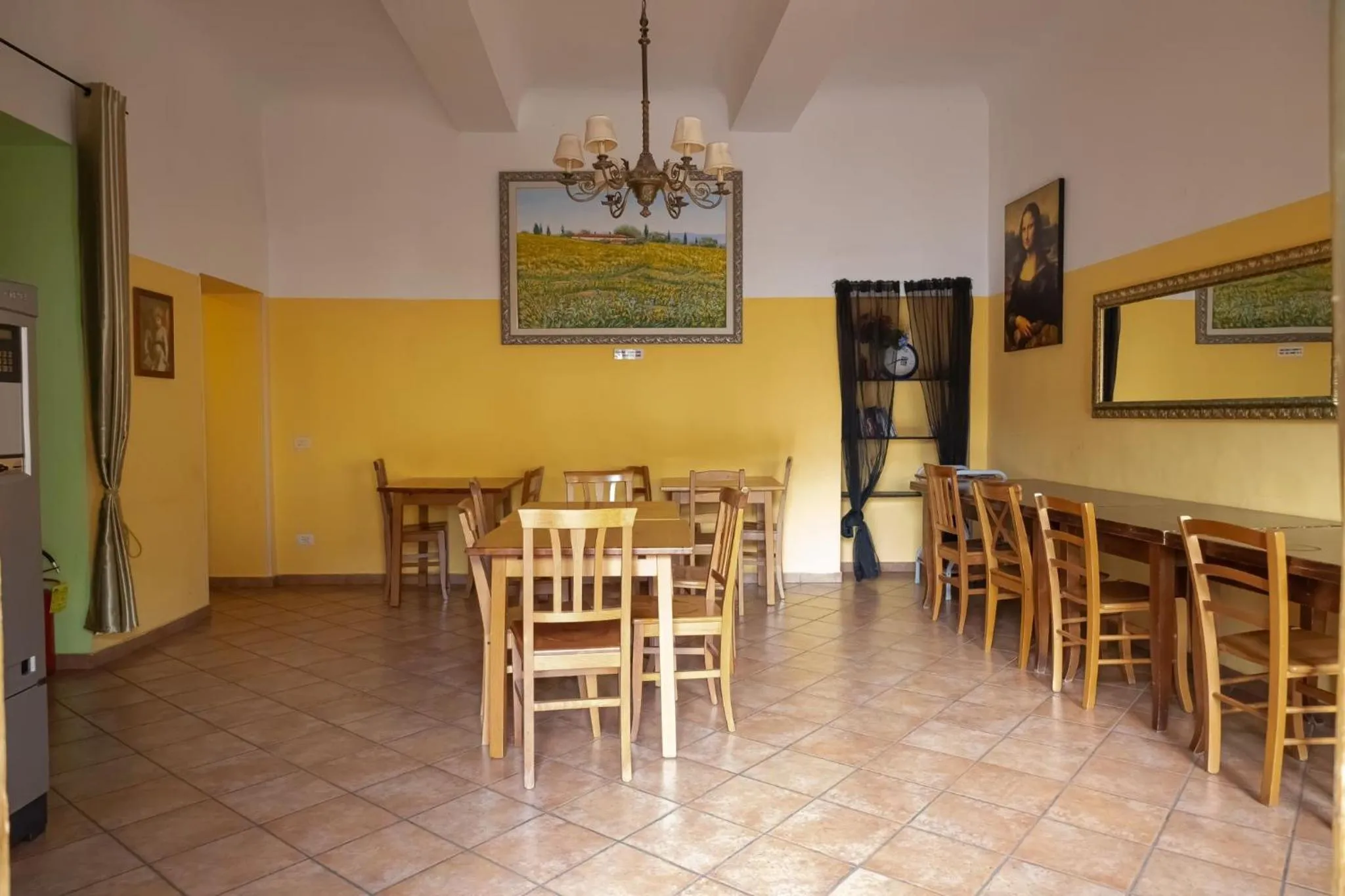 Communal kitchen in Emerald Palace