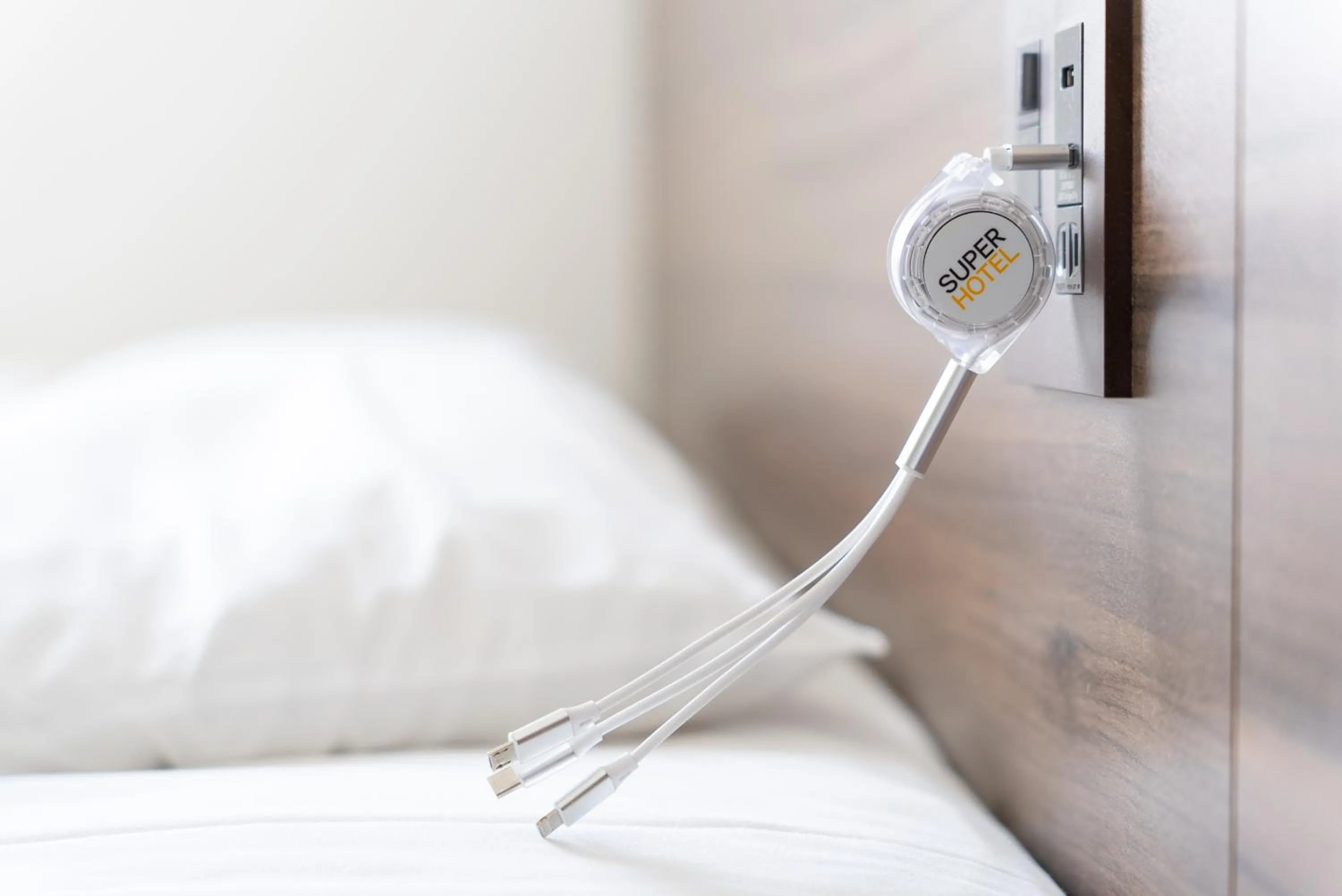 Bed in Super Hotel Tokyo JR Tachikawa Kitaguchi