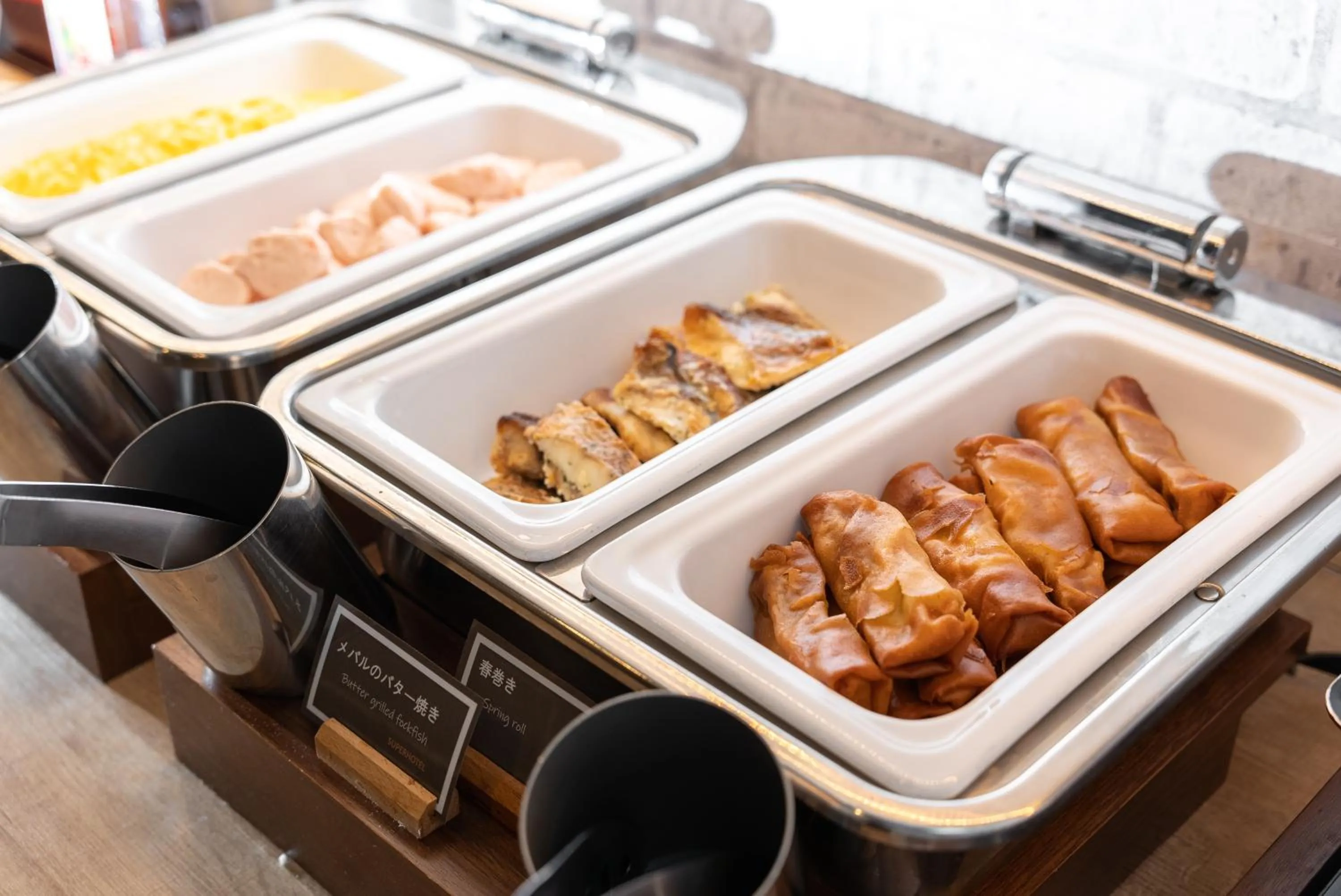 Food in Super Hotel Tokyo JR Tachikawa Kitaguchi