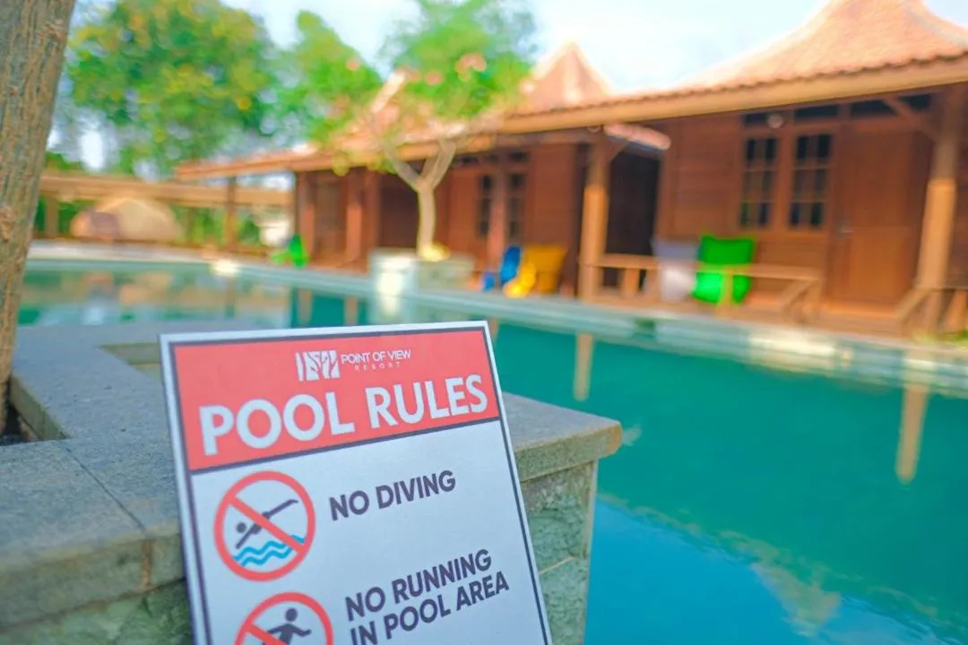 Swimming pool in Point of View Hotel & Resort Majalengka