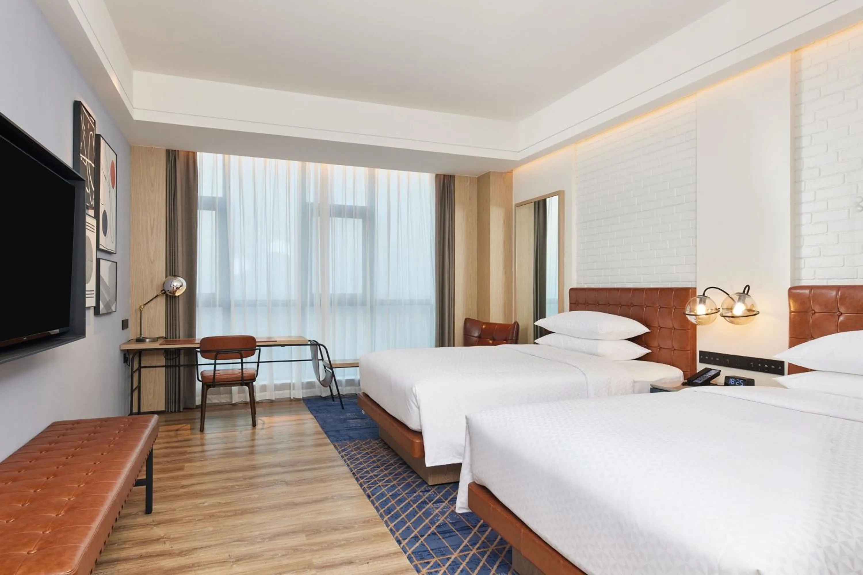 Bathroom, Bed in Four Points by Sheraton Nantong, Haimen
