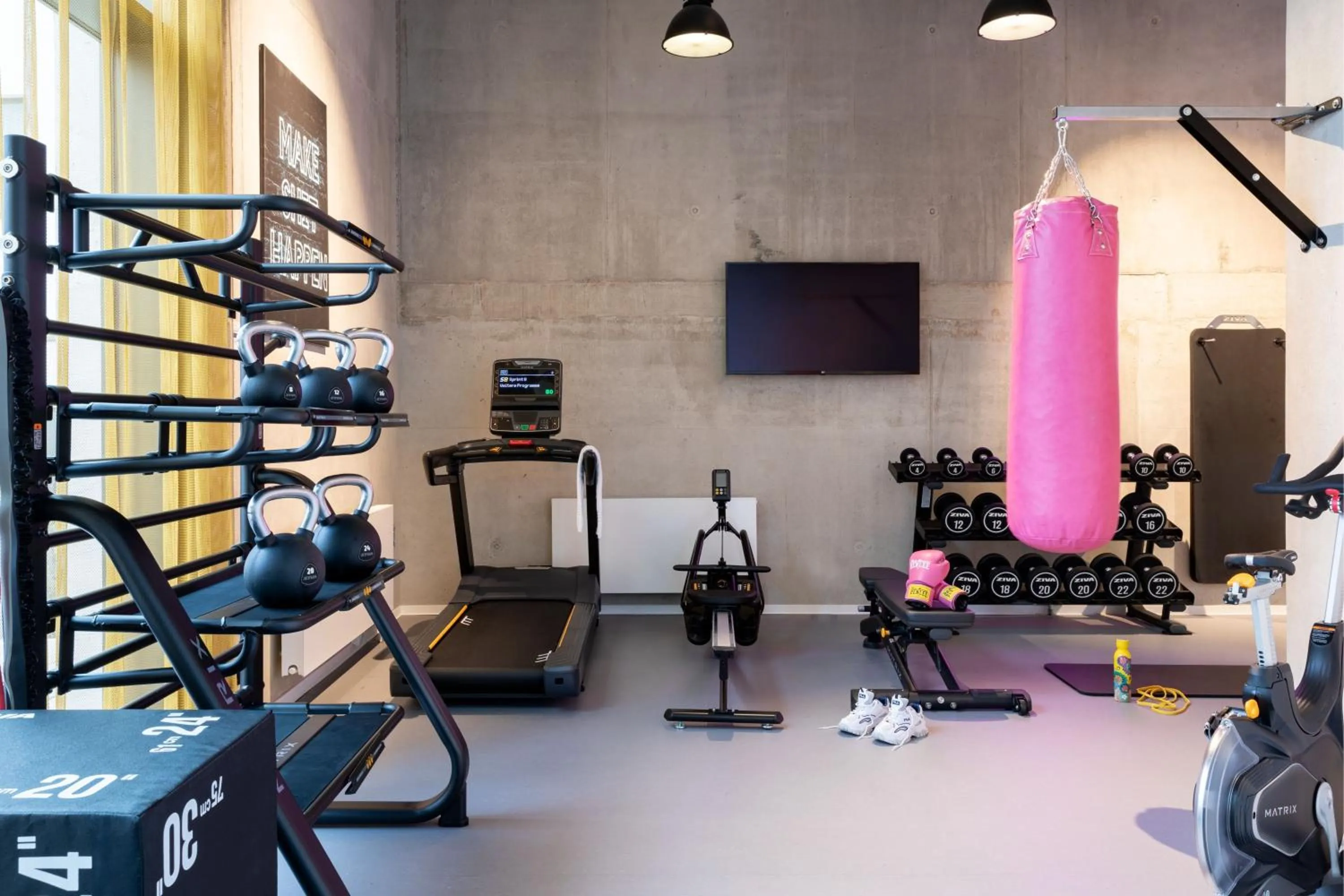 Fitness centre/facilities in Moxy Outletcity Metzingen