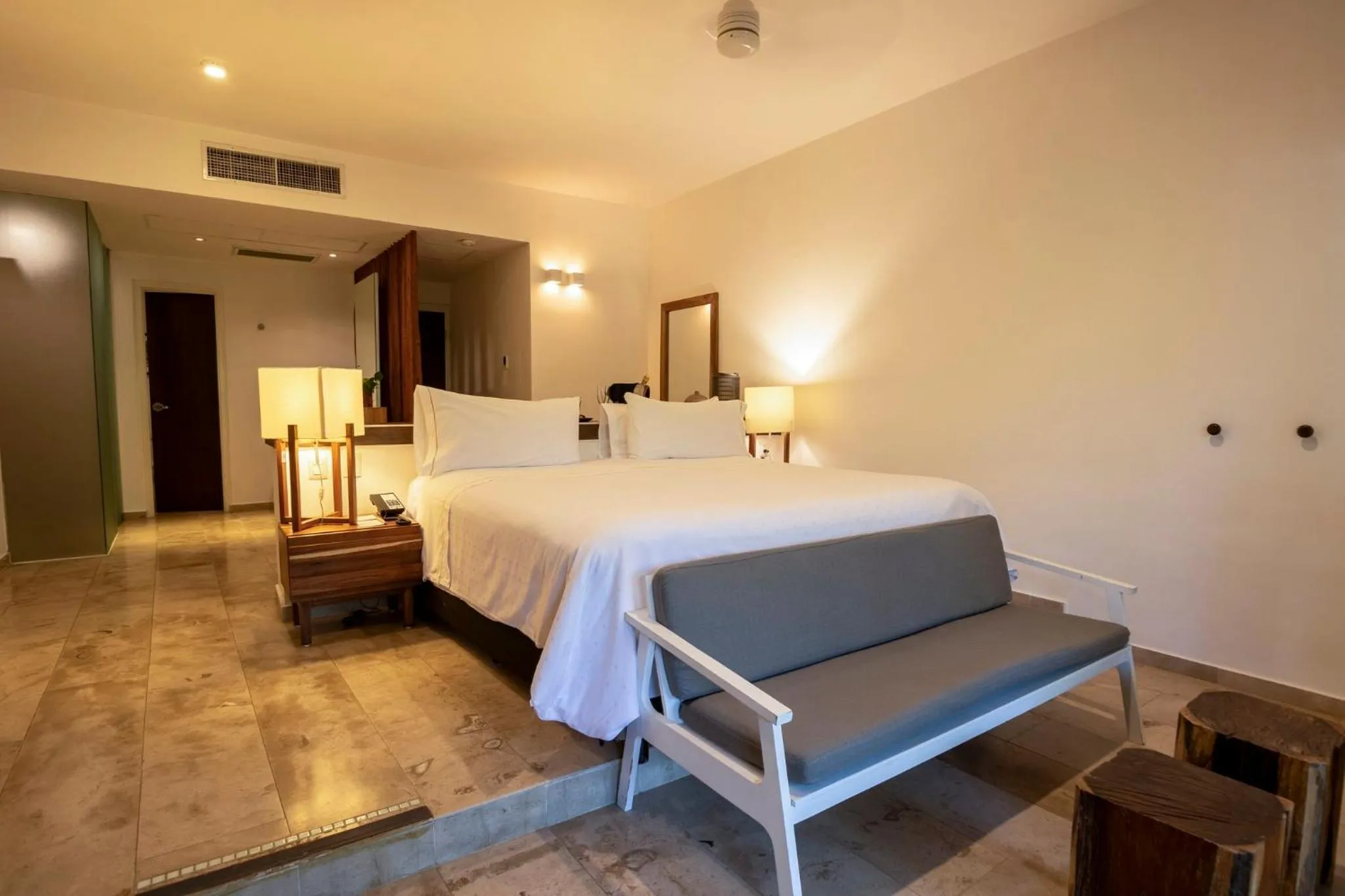 Photo of the whole room, Bed in The Explorean Cozumel All Inclusive